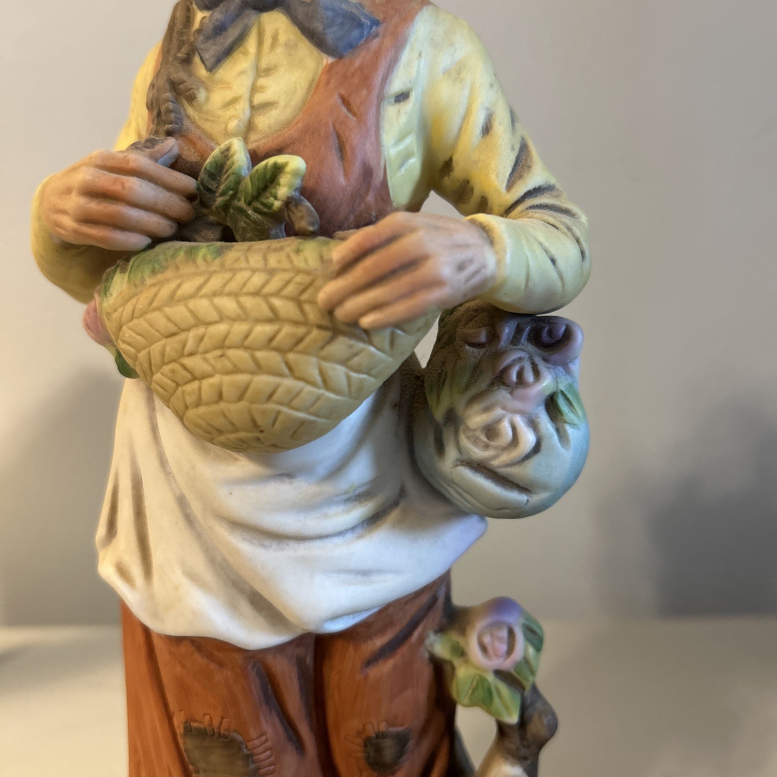 Porcelain Figurine Peasant Woman 12”