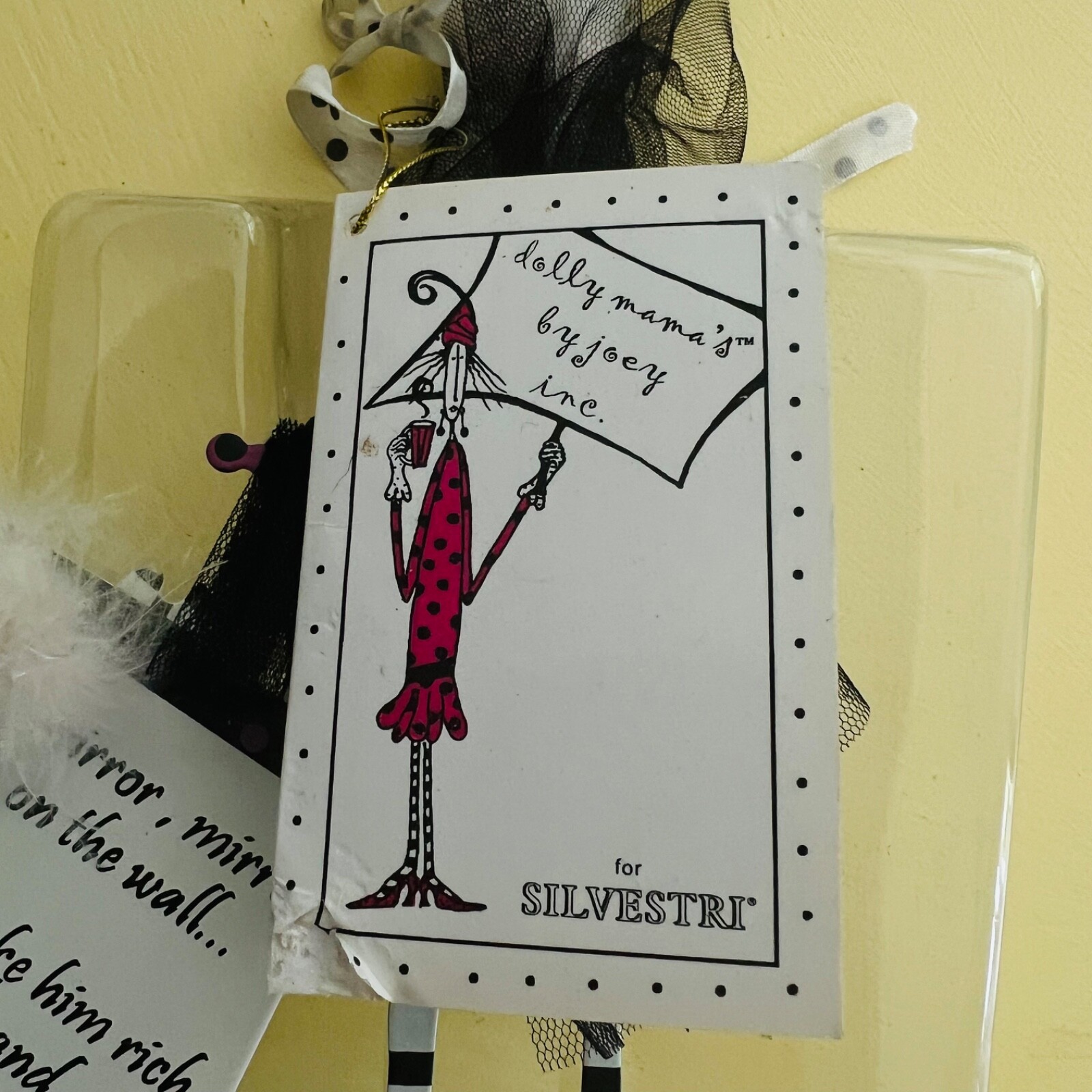 Silvestri Dolly Mama 16” by Joey, Inc. “Mirror, Mirror” Metal Decor Doll NEW