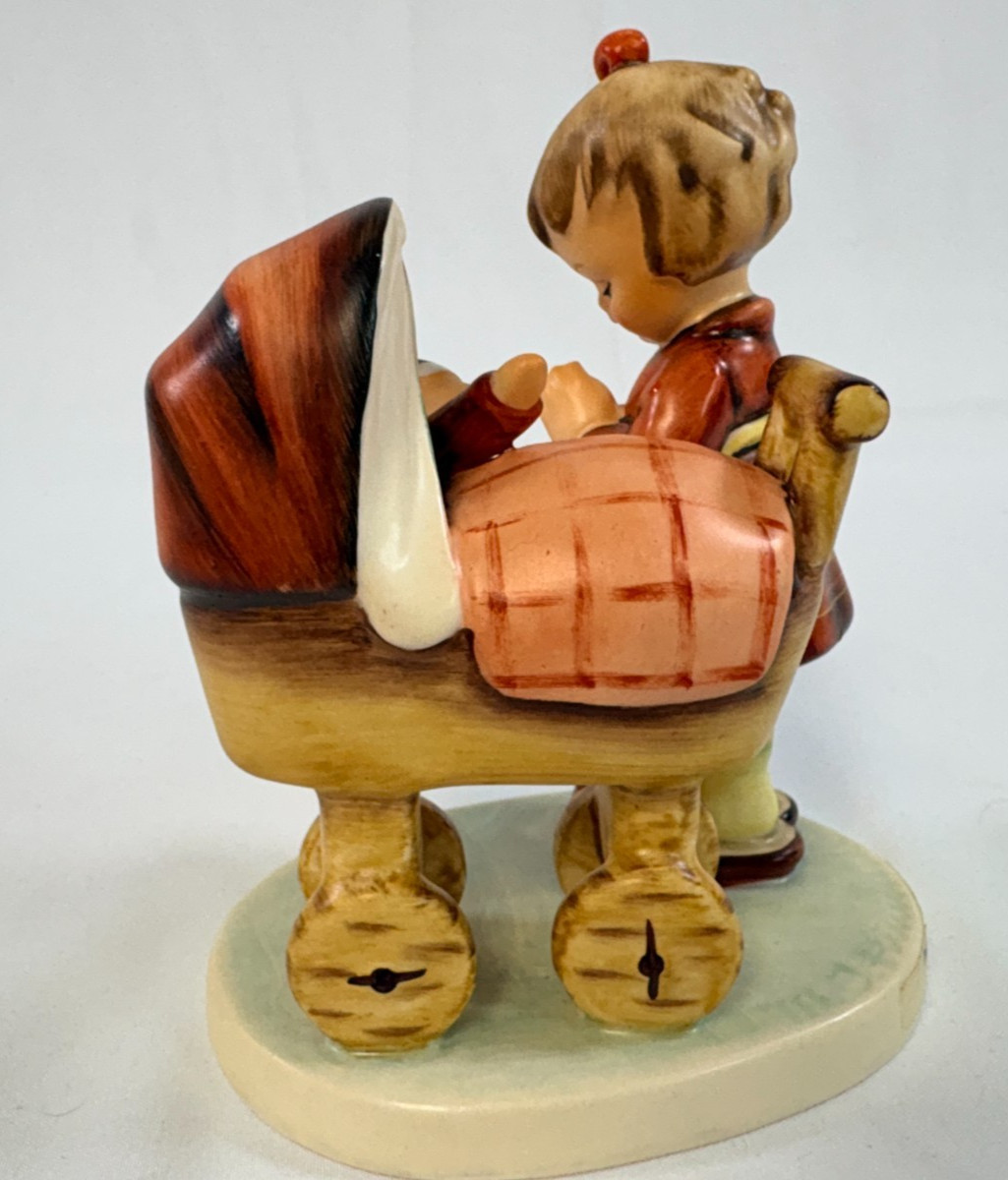 Goebel Hummel Figurine #67 “Doll Mother” Baby Carriage Germany Vintage