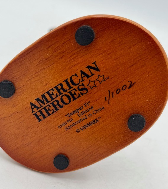 Vanmark “American Heroes” Collection “Semper Fi”. Limited Edition #1 of 1,002.