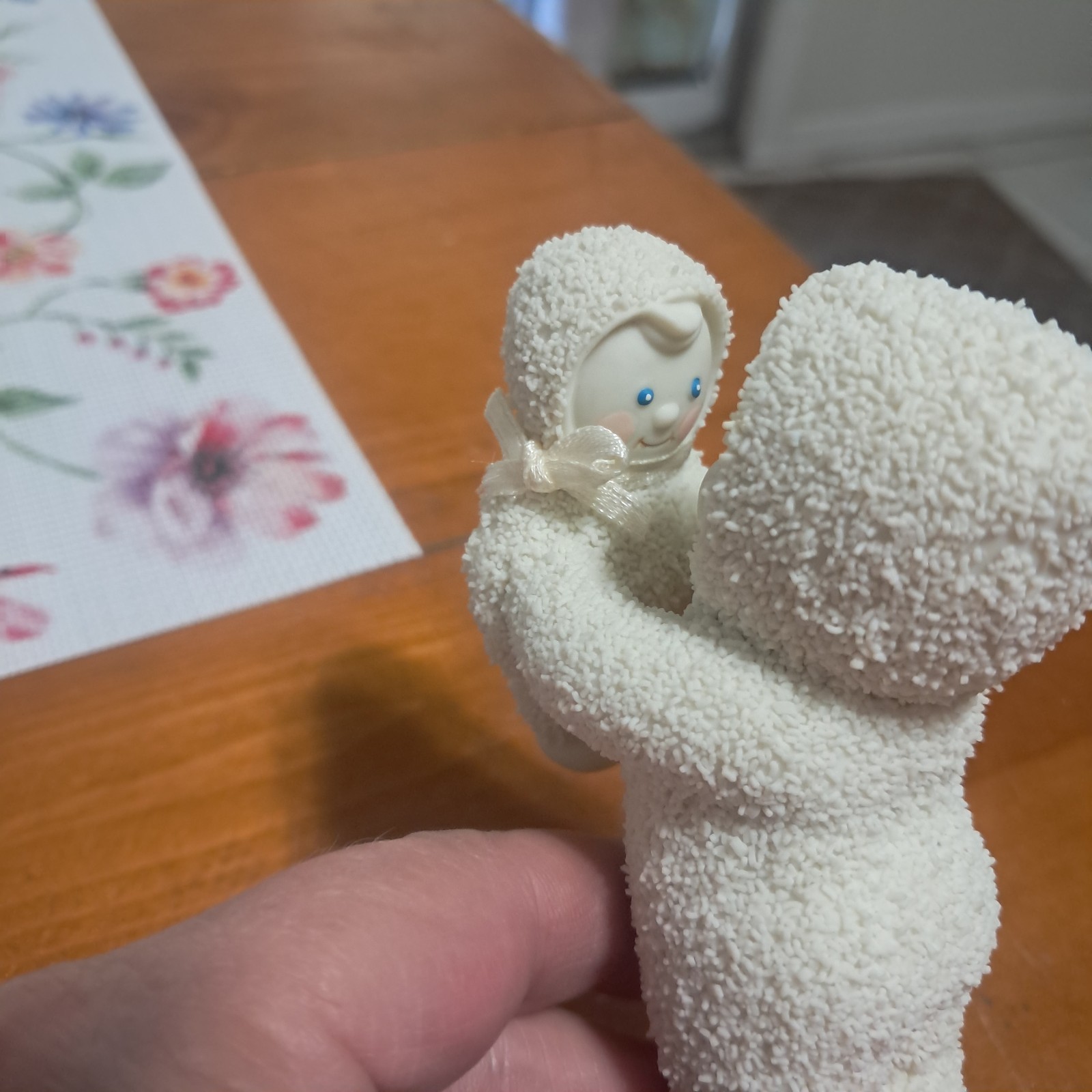 1998 First Ever WDW Resort Convention Dept 56 Snowbaby Holding Baby Doll
