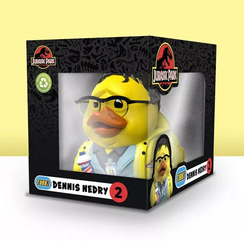 TUBBZ COLLECTIBLE RUBBER DUCK BOXED EDITION JURASSIC PARK DENNIS NEDRY