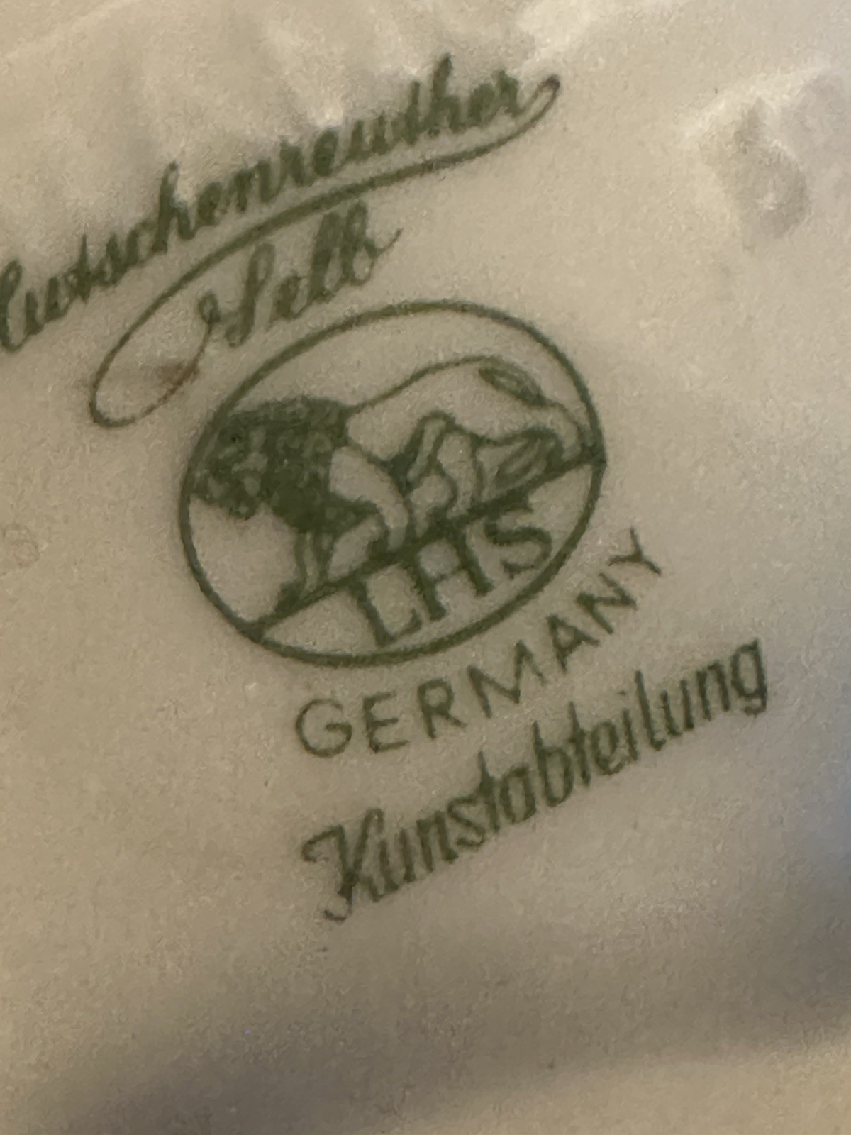 Antique Hutschenreuther Selb Germany Porcelain Horse Figurine