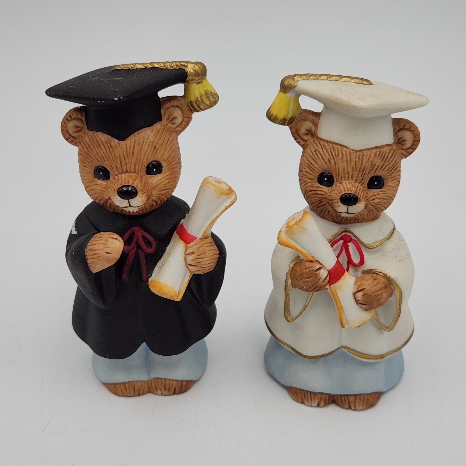 Homco Porcelain Teddy Bear Figurines 16 Piece Lot Of 5 Daily Life Theme Sets