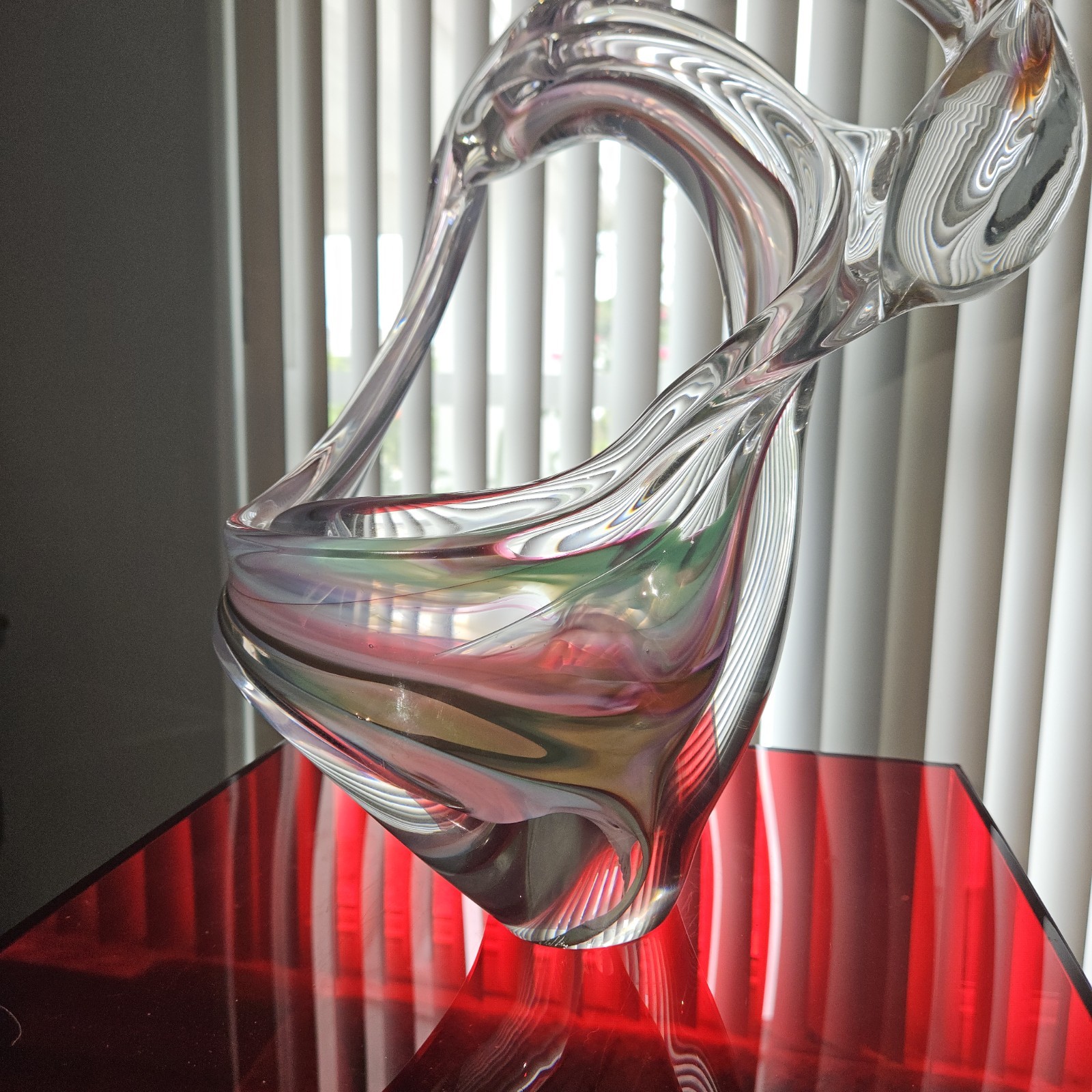 David goldHagan pretzel series Glass sculpture