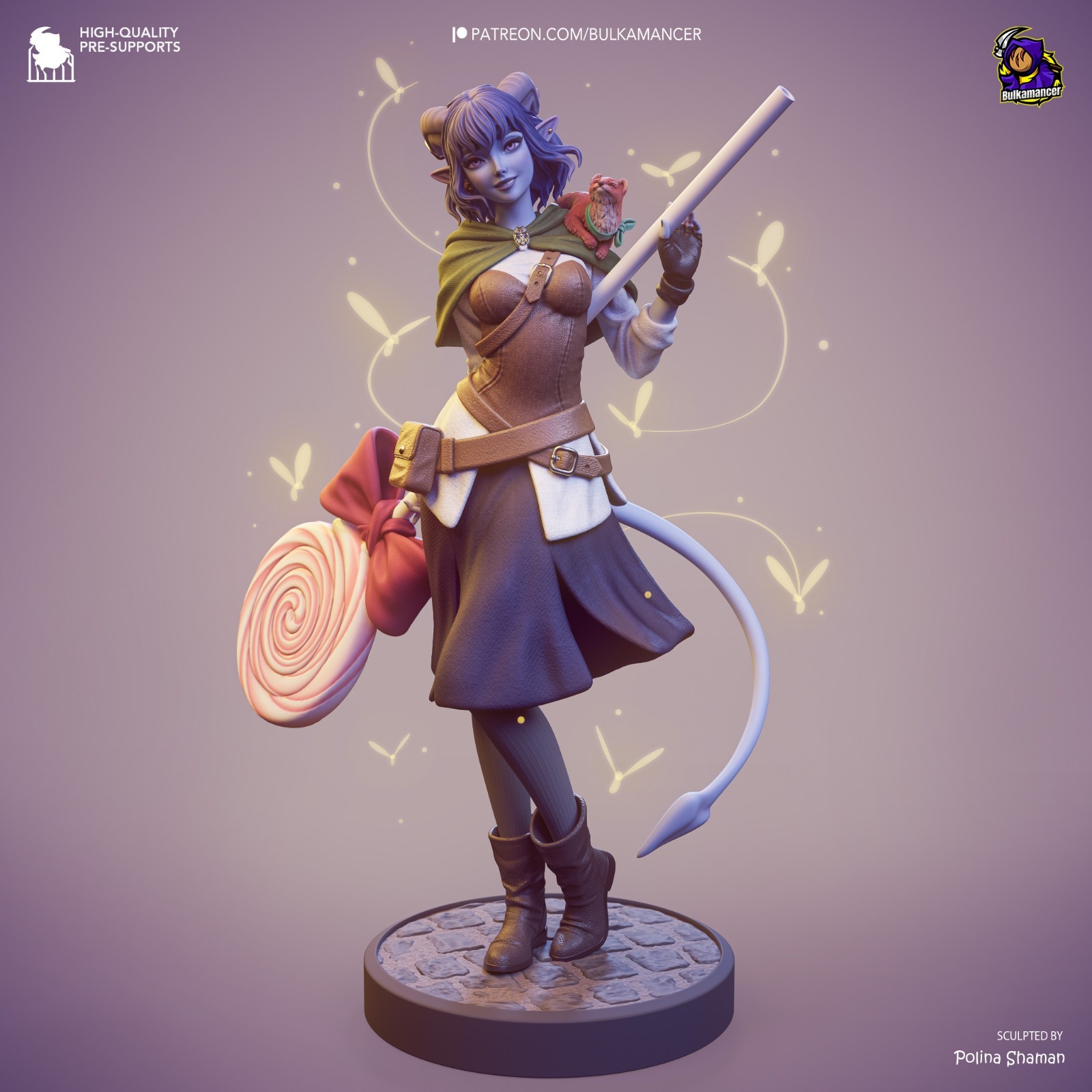 Jester – The Mighty Nein 1/8 Scale Figure Statue 3D Print Model Kit Unpainted