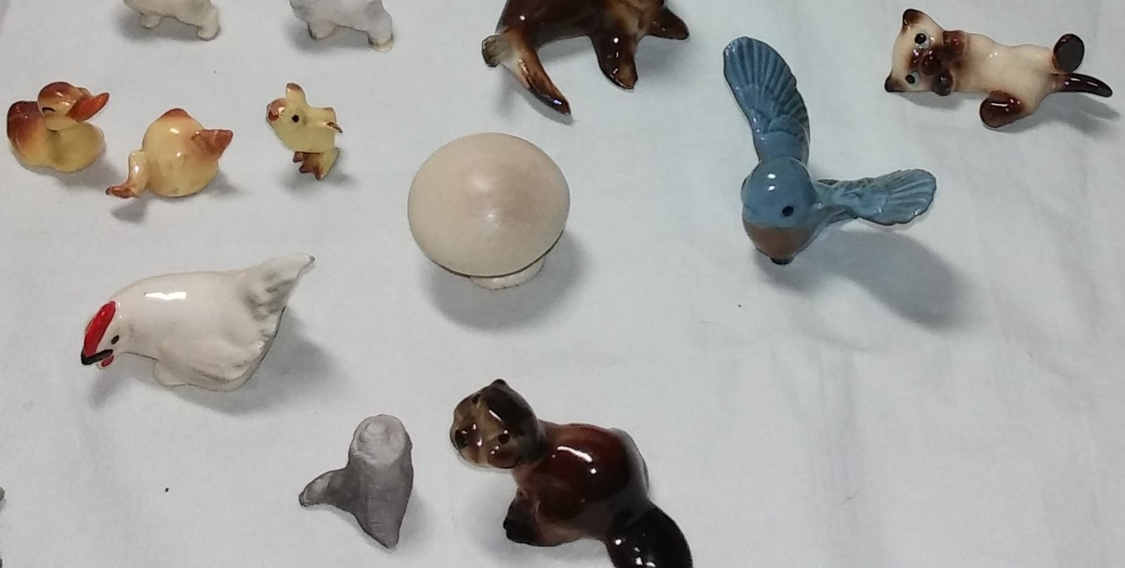 Vintage Hagen Renaker Miniature Animal Figurines Lot Of 50, Some Rare