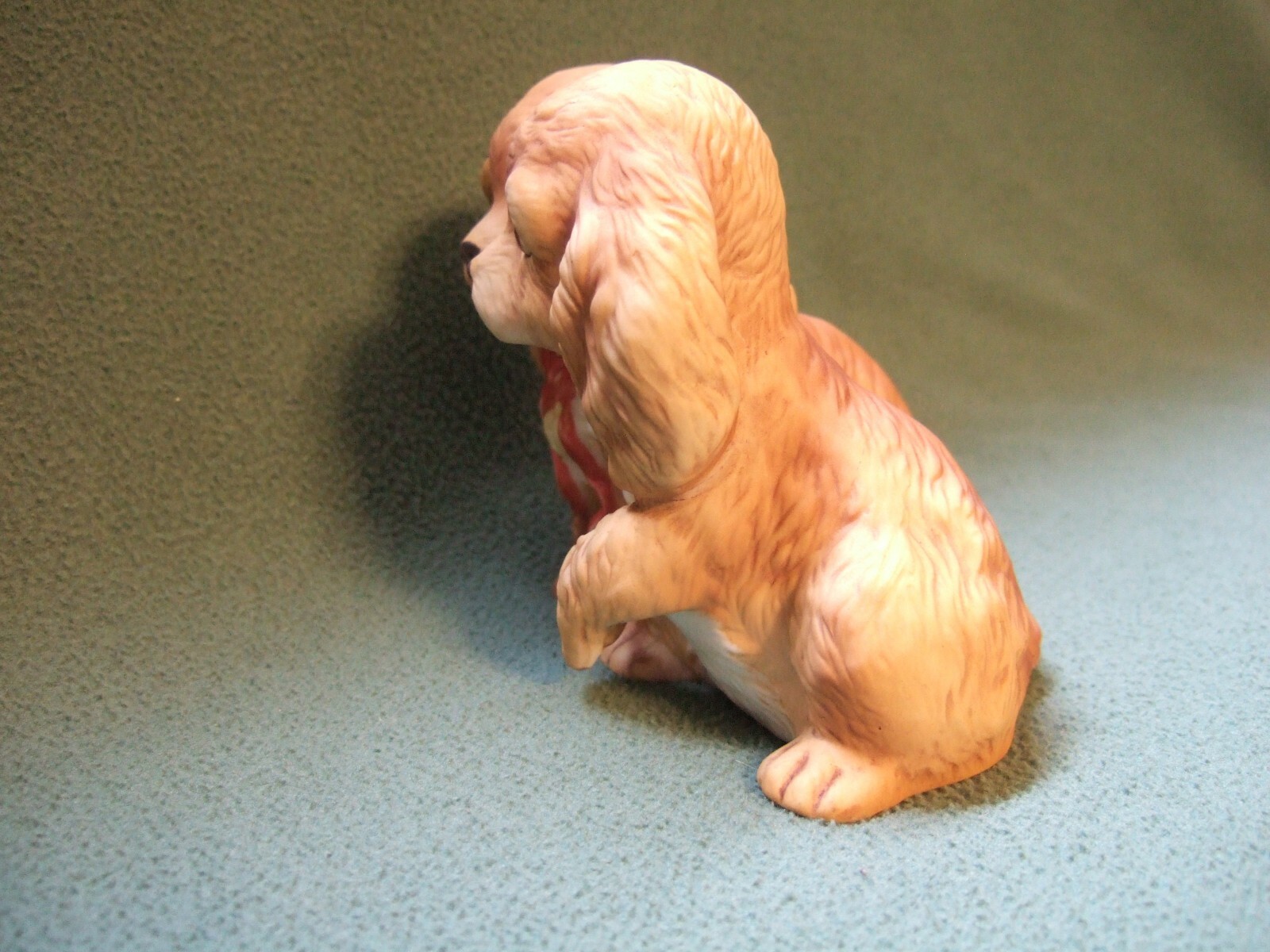 Homco Masterpiece Collection 1988 Porcelain Cocker Spaniel Puppies Figurine