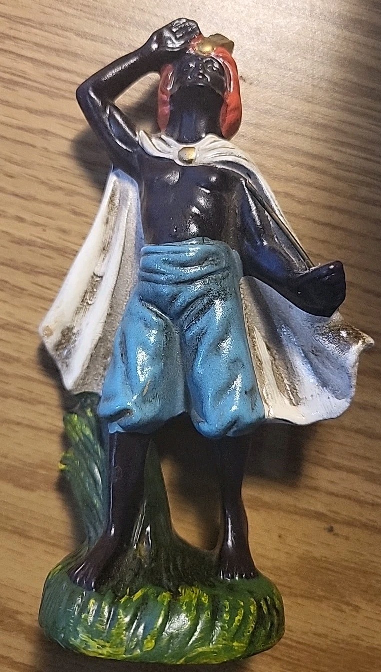 Vintage Blackamoor Figurine Statue Made In Japan