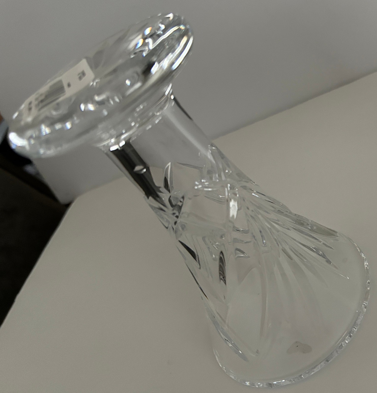 WATERFORD Crystal “CONOR” 6″ Vase Mint Condition Vintage RARE
