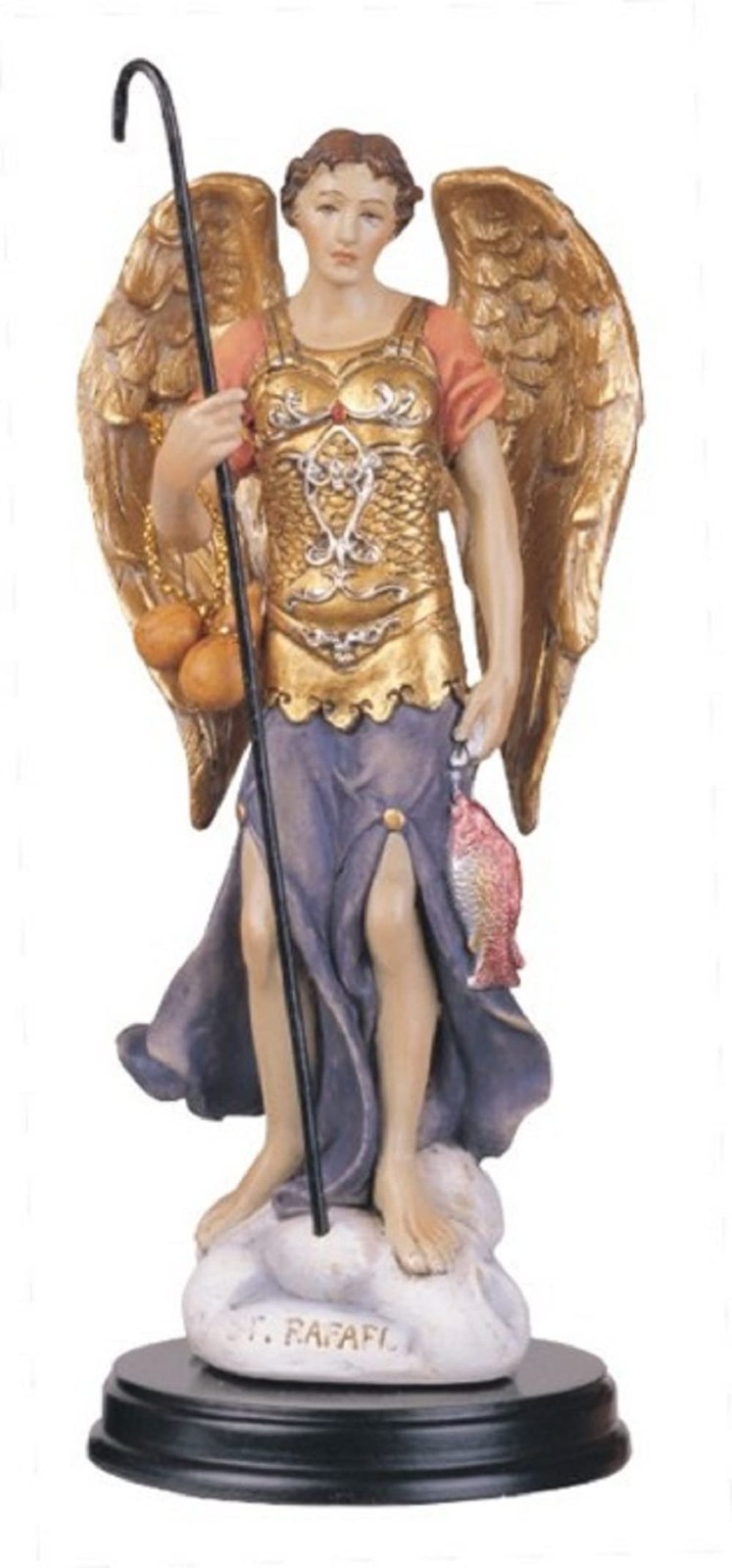 5 H Archangel Raphael Statue Angel of Healing Holy Figurine Religious Decorat…