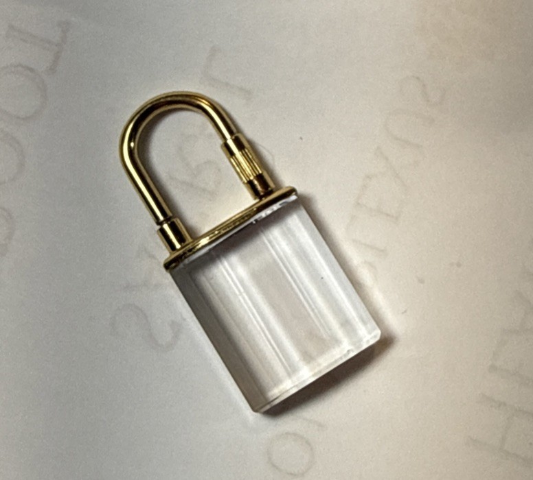 Swarovski Symbolica Crystal Padlock