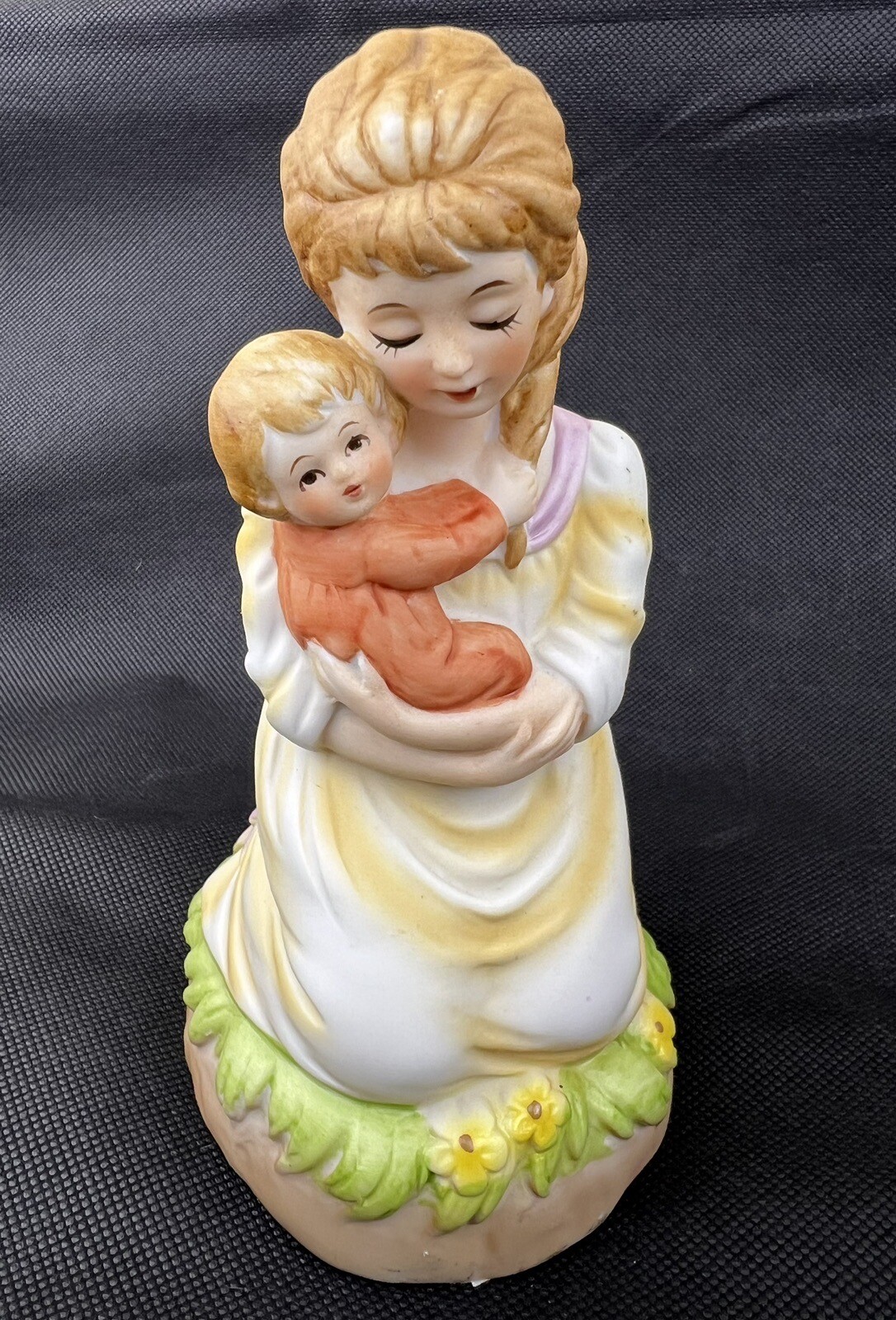 VTG Lefton Mother & Child Porcelain Figurine #1775 Japan 6.25″ Grandma Core
