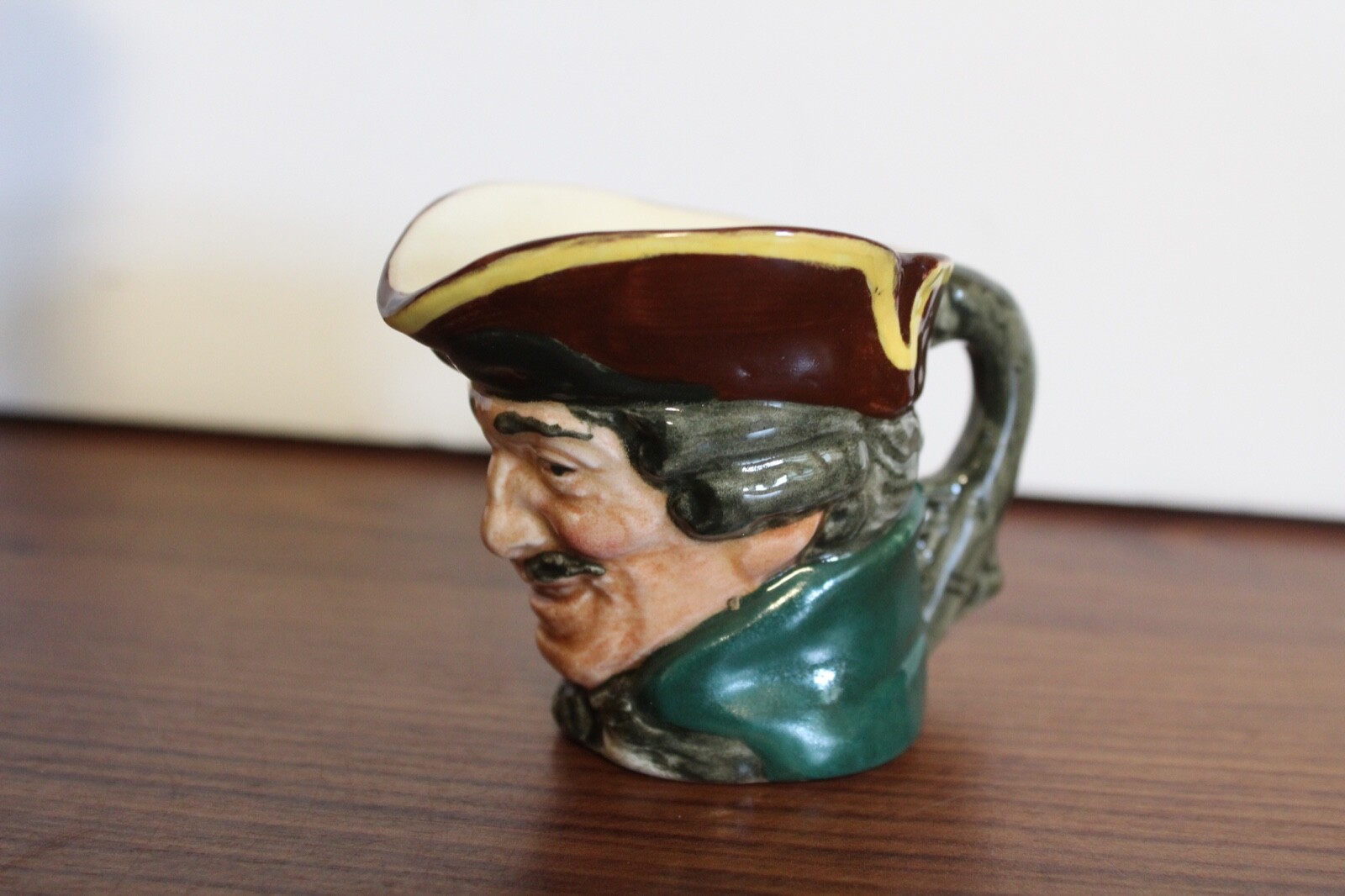 Vintage Small 2.25″ Royal Doulton Dick Turpin Character Toby Jug Made In England