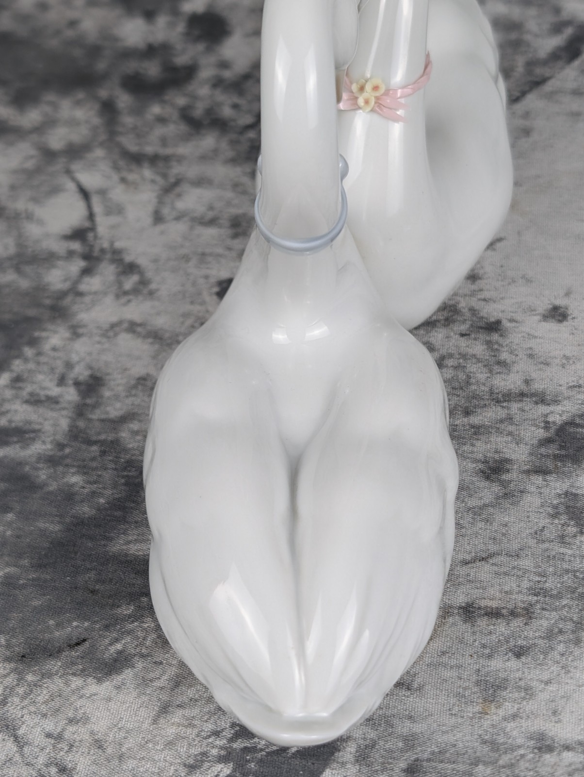 LLADRO Spain “Endless Love” Swans Figurine #6585 Bridal Wedding Anniversary 2005