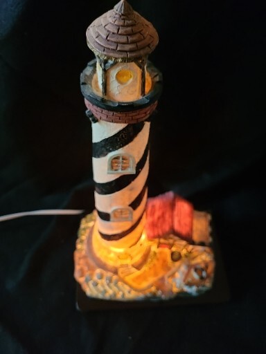 Vintage Lighted Lighthouse (13.5 In X 8 In X 5.5 In)