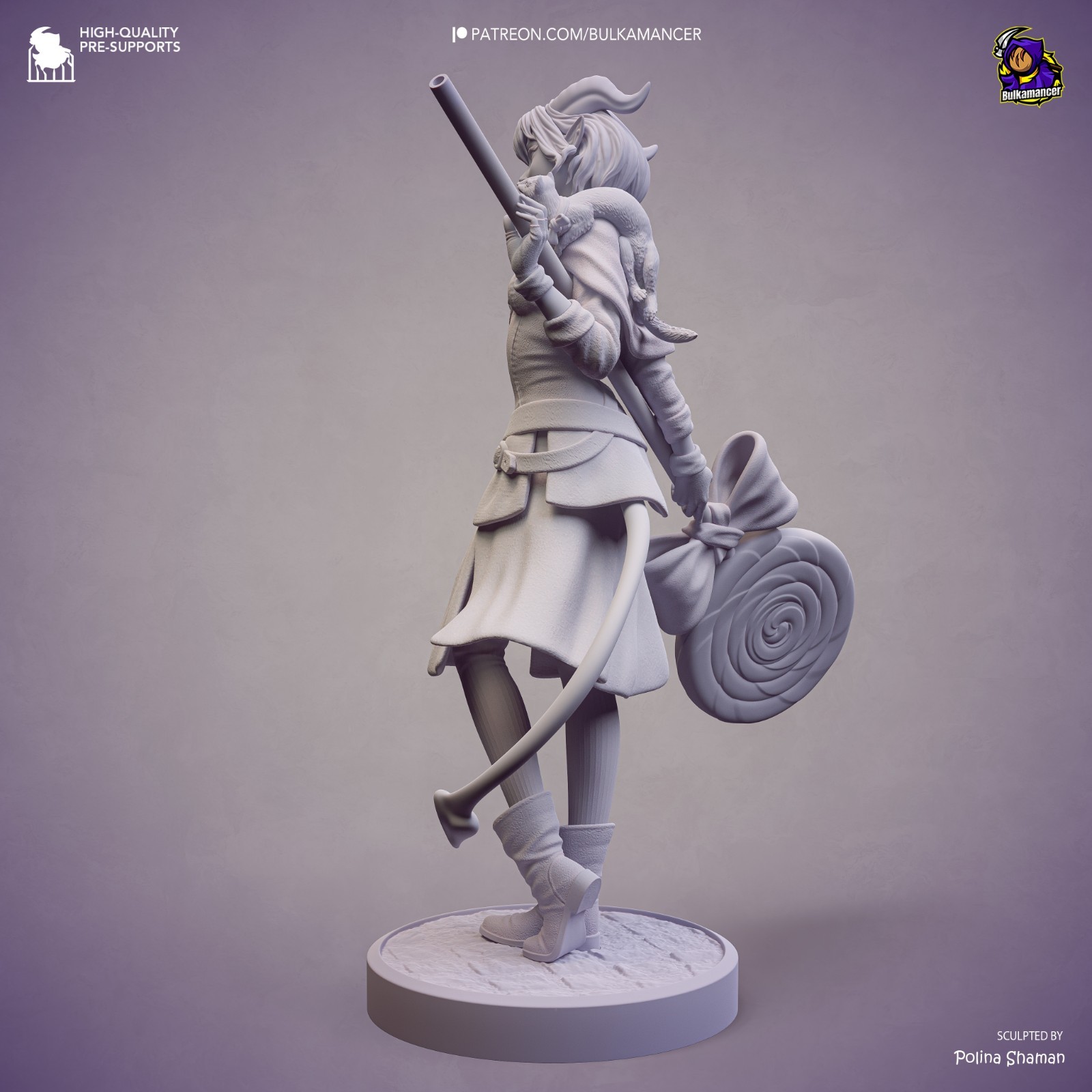Jester – The Mighty Nein 1/8 Scale Figure Statue 3D Print Model Kit Unpainted