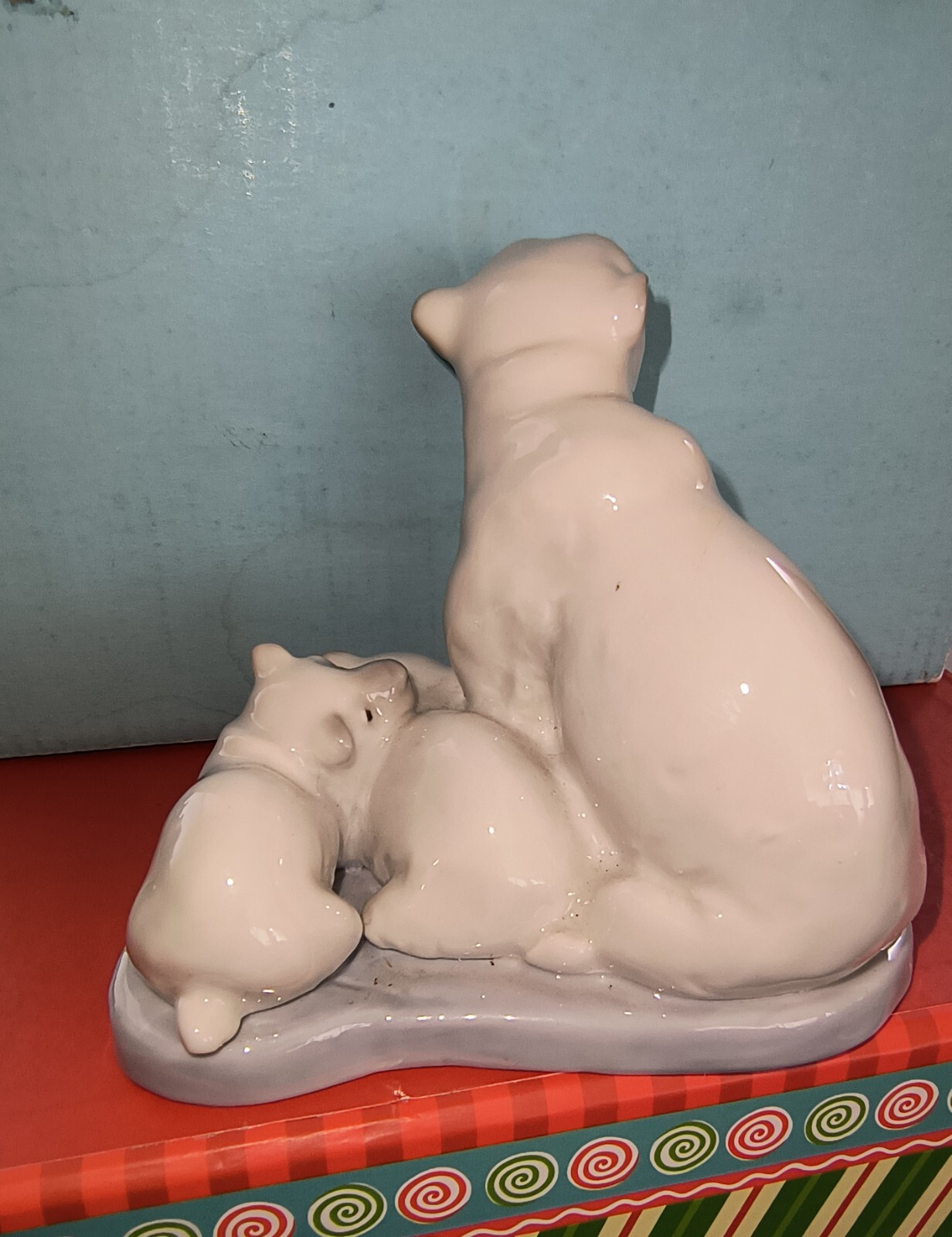 Lladro “MINI POLAR BEAR FAMILY” Figurine ~ #5434 ~ With Box