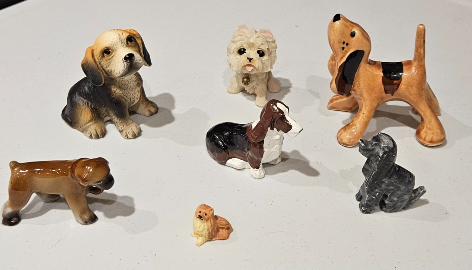 Misc. Dog Figurines, Different breed & sizes (7)