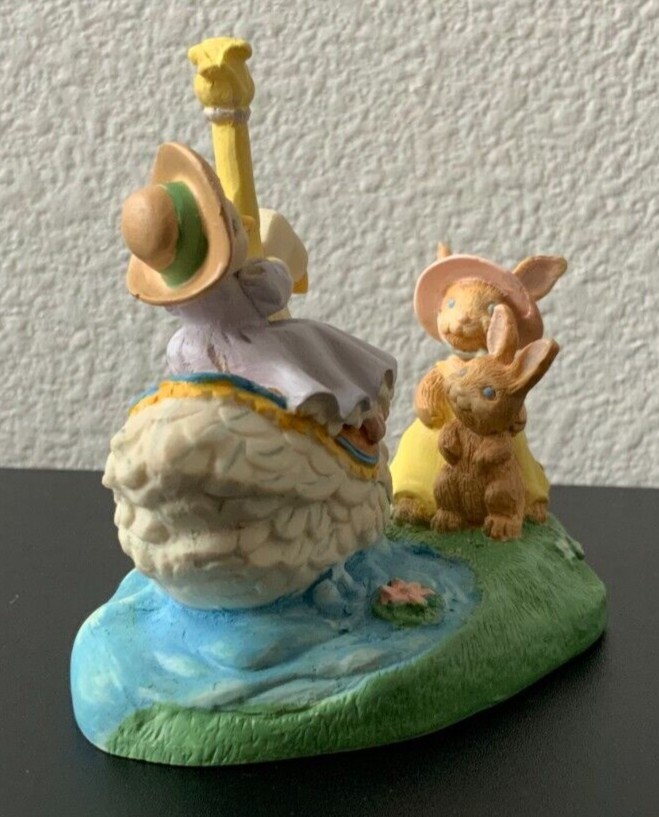 1993 MOTHER GOOSE STORYBOOK FIGURINE~AVON~BY KATHY JEFFERS~WAITING FOR OUR TURN