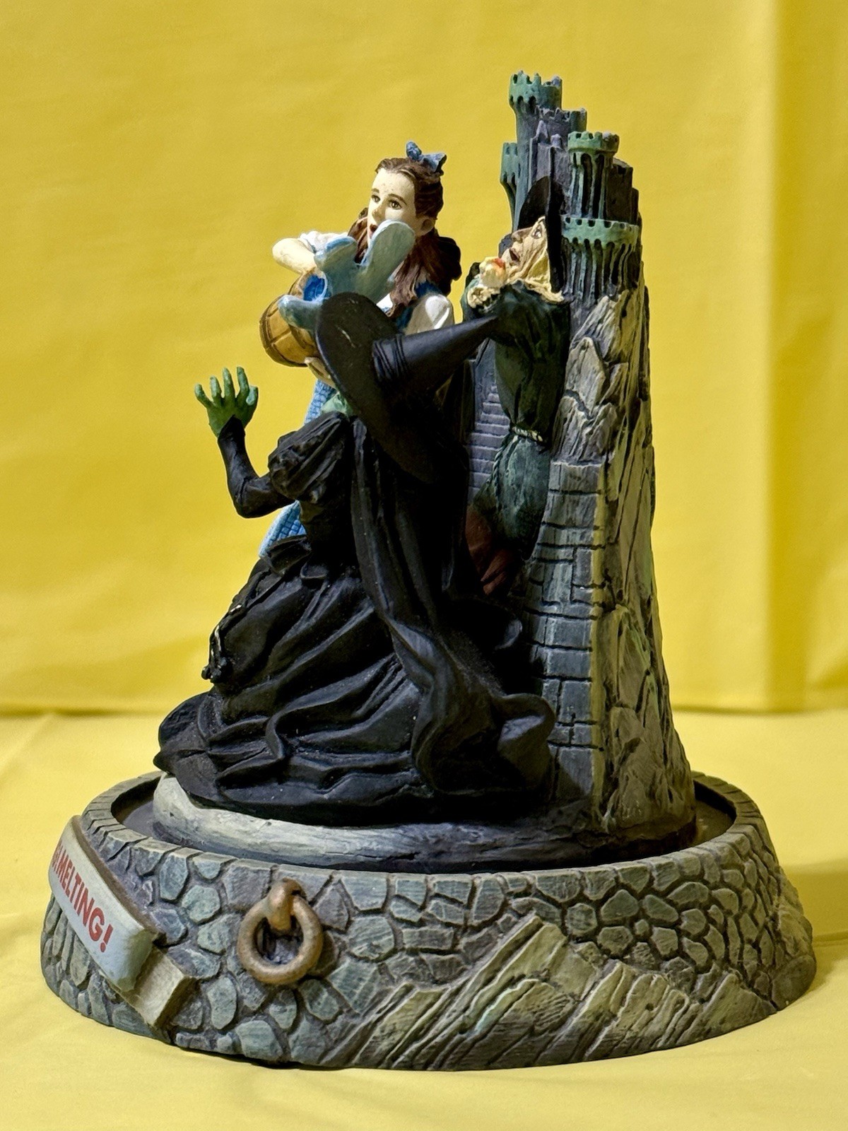 Franklin Mint Wizard of Oz “I’m Melting! Melting!” Porcelain LE Figurine 1997