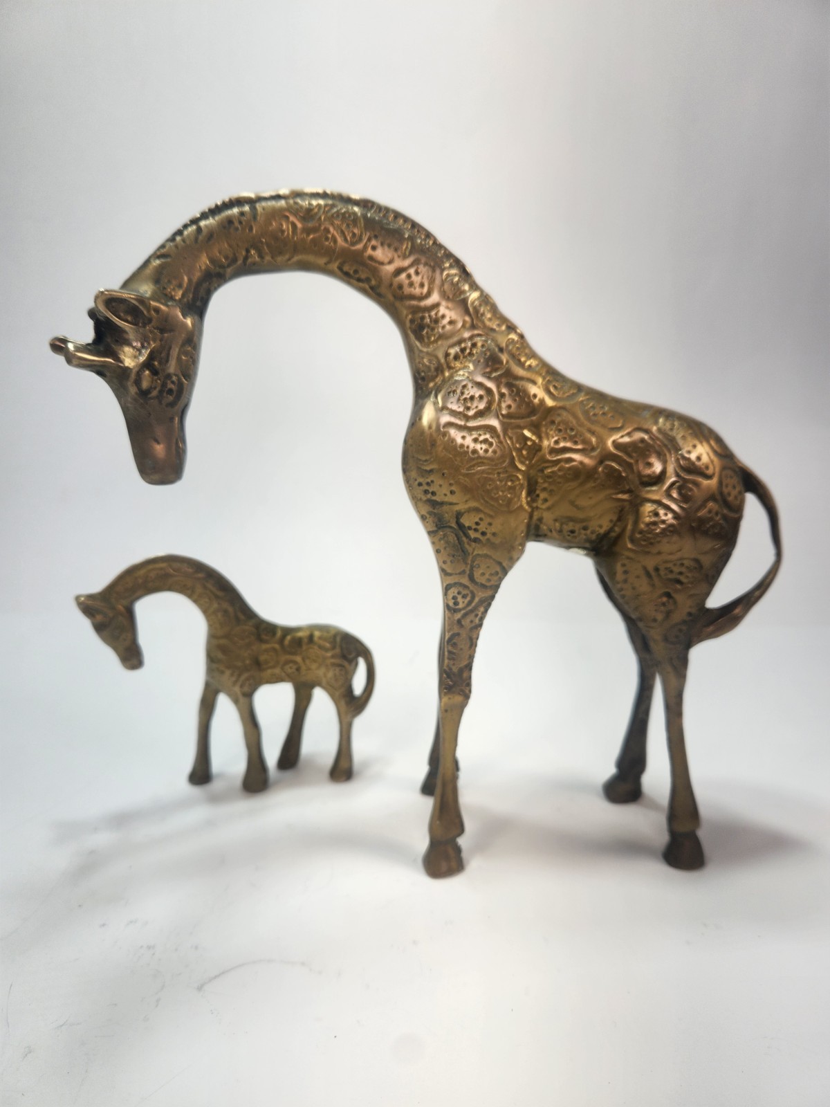 vintage brass giraffe figurines Made In Taiwan