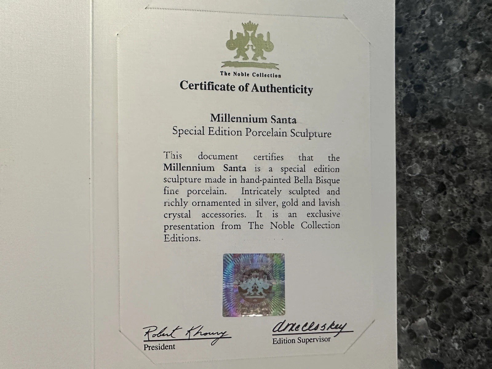 Millennium Santa-The Noble Collection