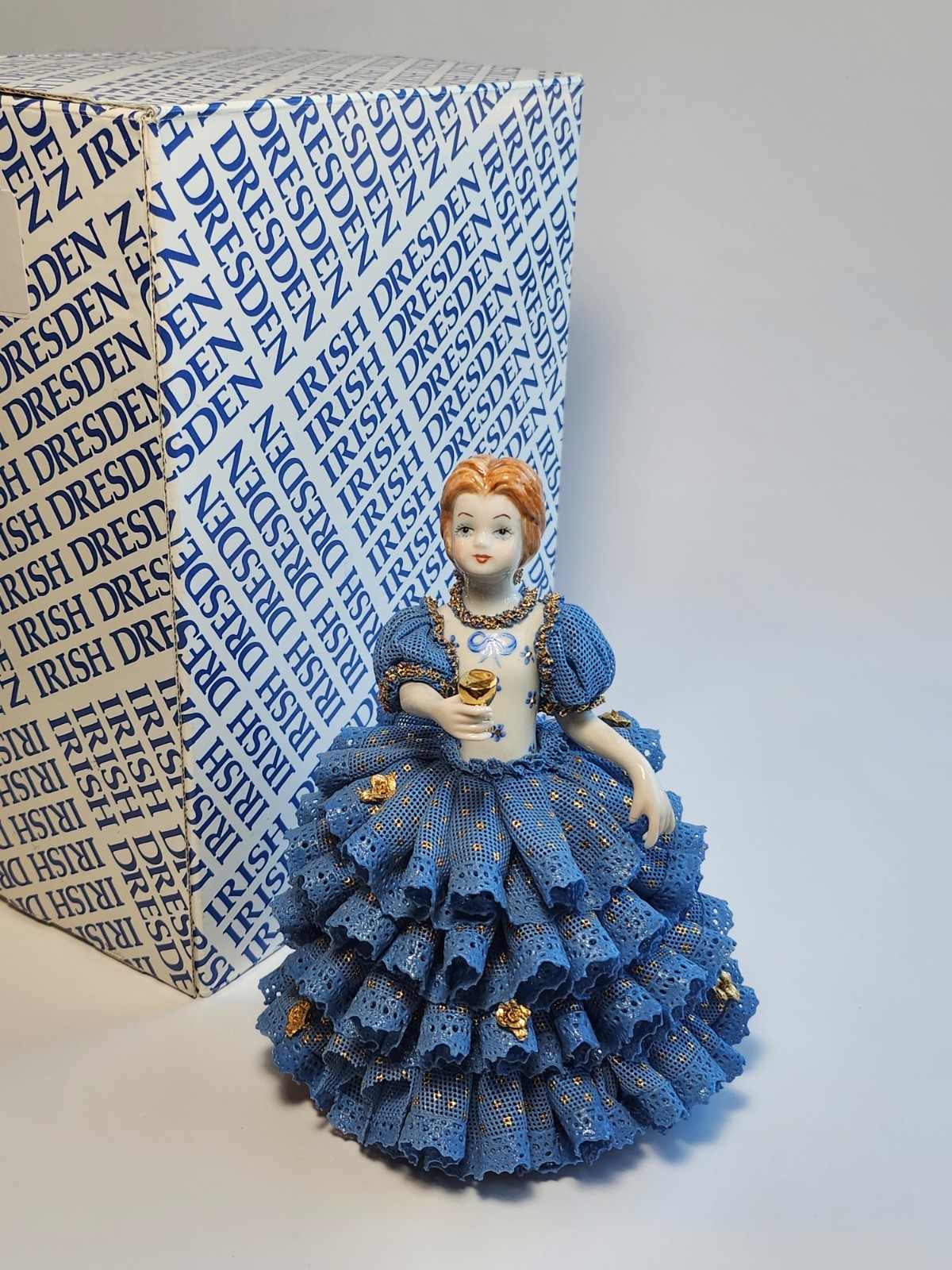 Muller Volkstedt Irish Dresden Celebrating Millenium Limited Edition Figurine