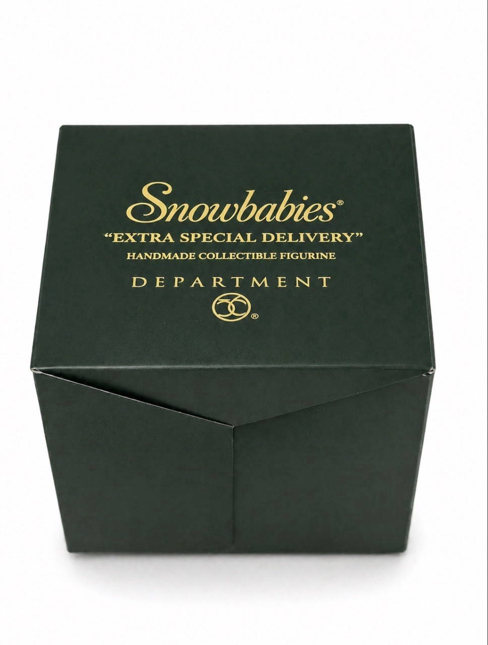 Department 56 Snowbabies Extra Special Delivery January Garnet Porcelain Figuri…