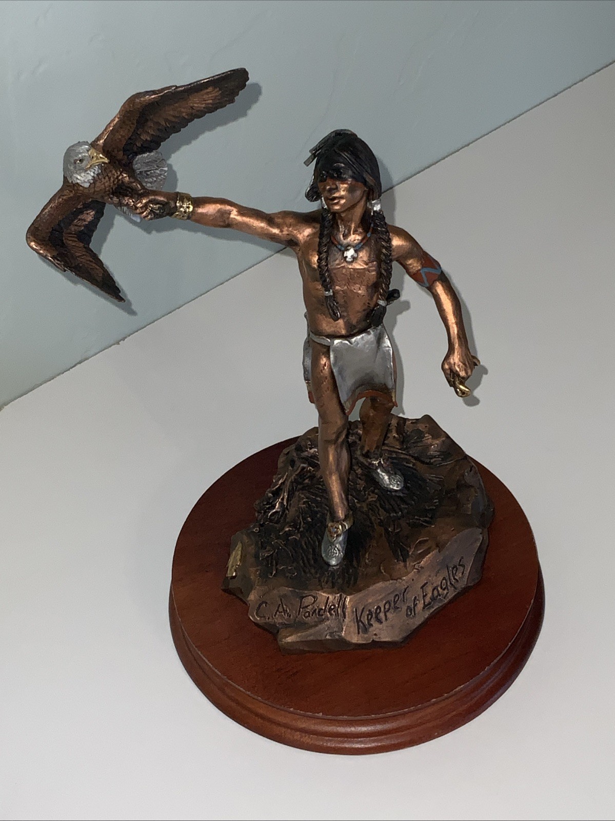 Legends Mixed Media “Keeper Of Eagles” 1991 #667 / 2500”