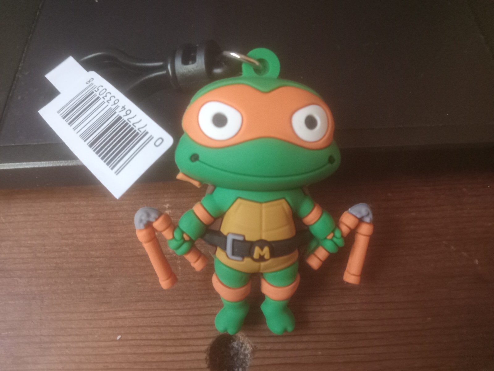 Teenage Mutant Ninja Turtles Mutant Mayhem Figural Bag Clip Michelangelo
