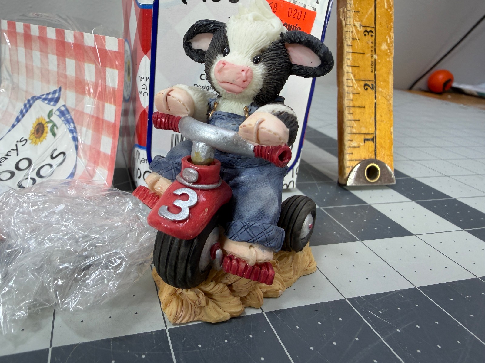 Mary’s moo moos whee I’m three with box