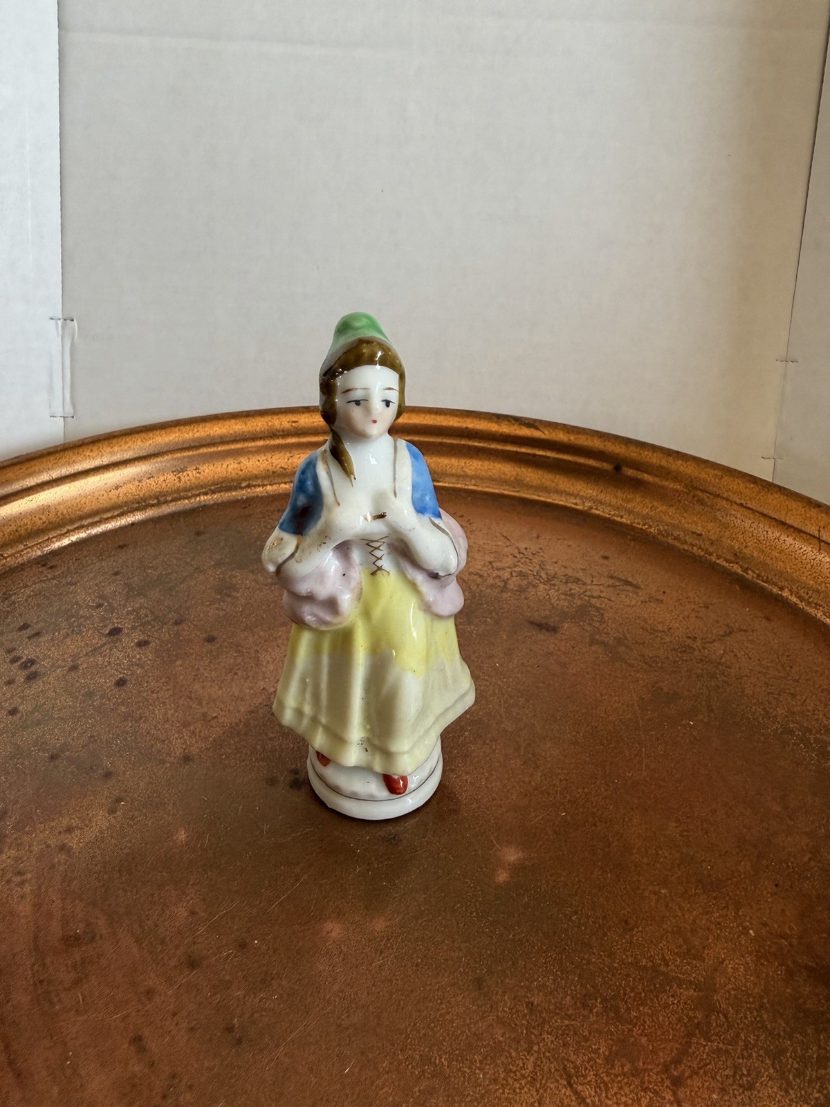 Occupied Japan Victorian Woman Figurine 4″ Tall