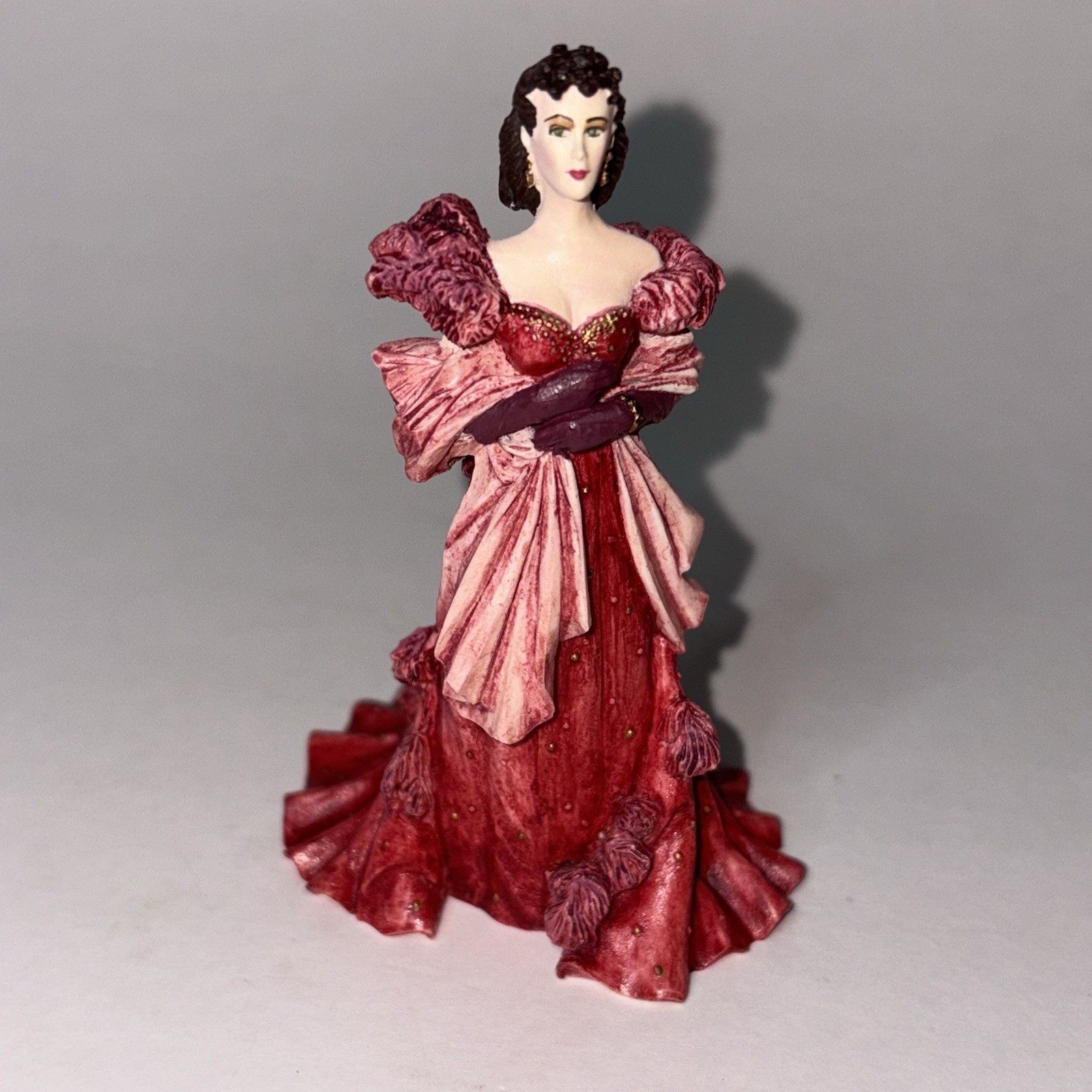 Gone with the Wind Franklin Mint Scarlett O’Hara Figurine Her Passion 1991 3”