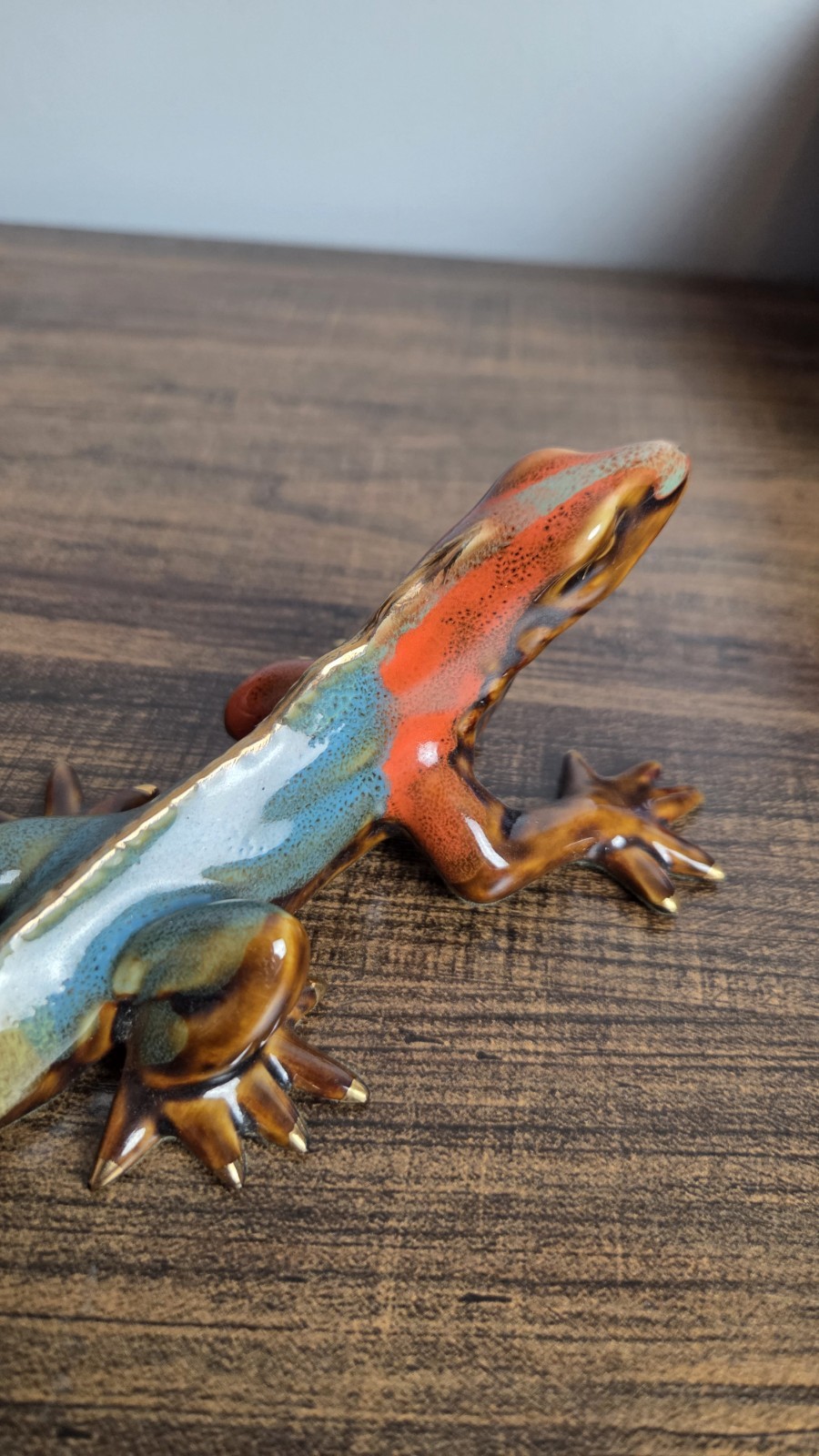 Golden Pond Collection Golden Lizard 8 Inches