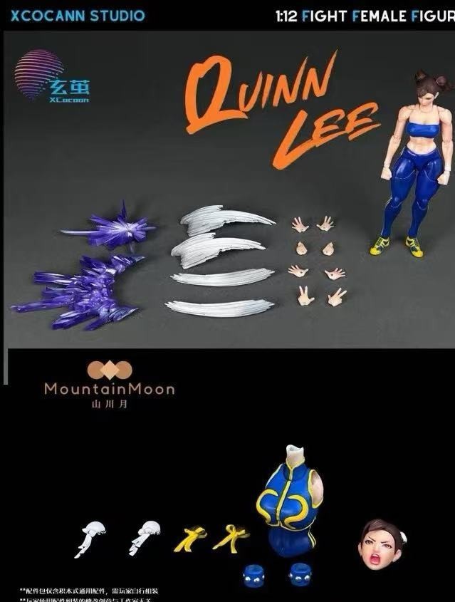 XCOCANN STUDIO 1/12 FIGHT FAMALE GIRL ACTION FIGURE MODEL TOYS