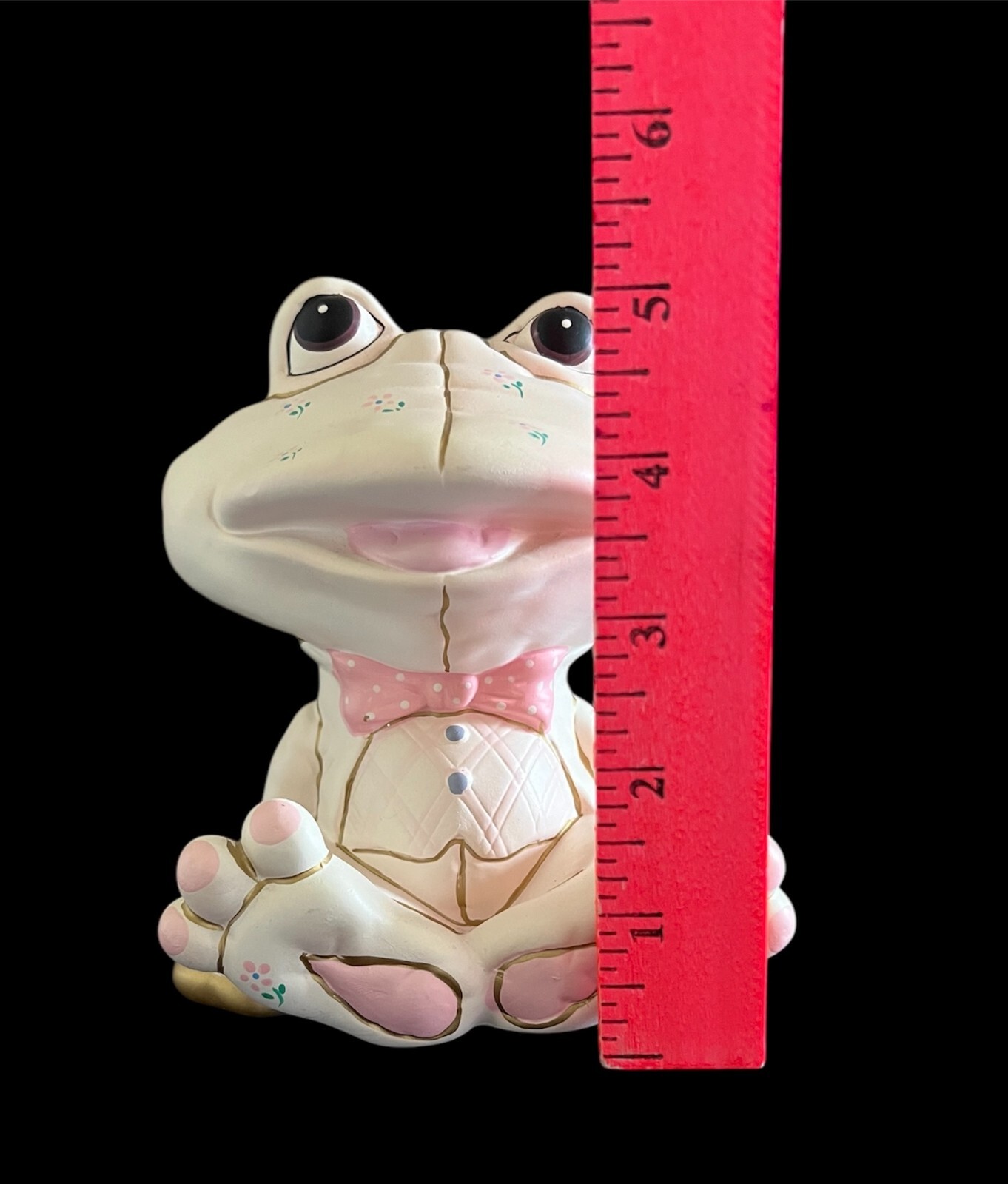 Lefton Frog Coin Bank Vintage 1987 5 1/2″ Tall