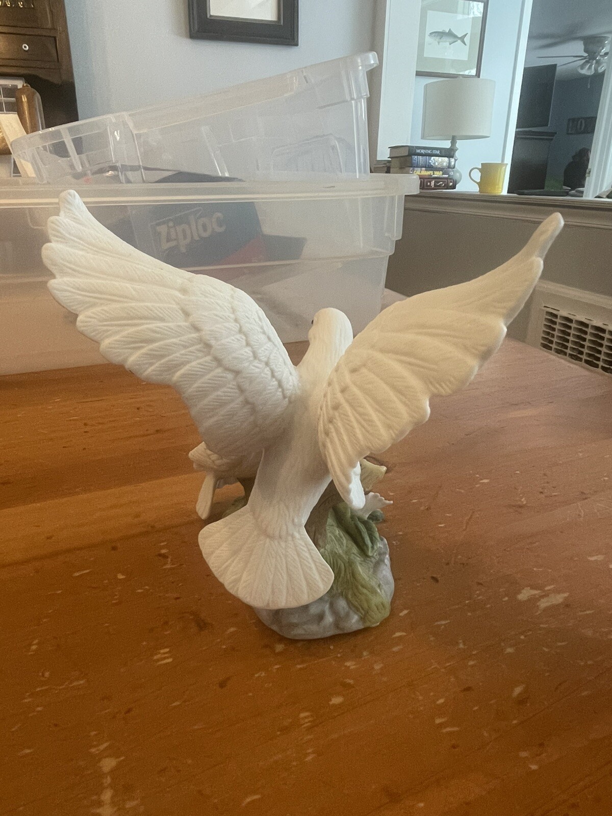 Vintage La Vie Collectibles Bisque Porcelain Doves Figurine – Hand Painted