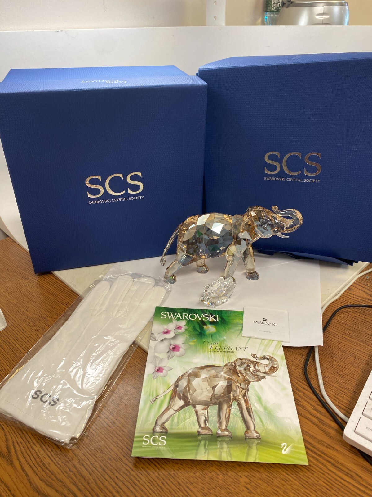 SWAROVSKI SCS Elephant Cinta 2013 #1137207 Retired!