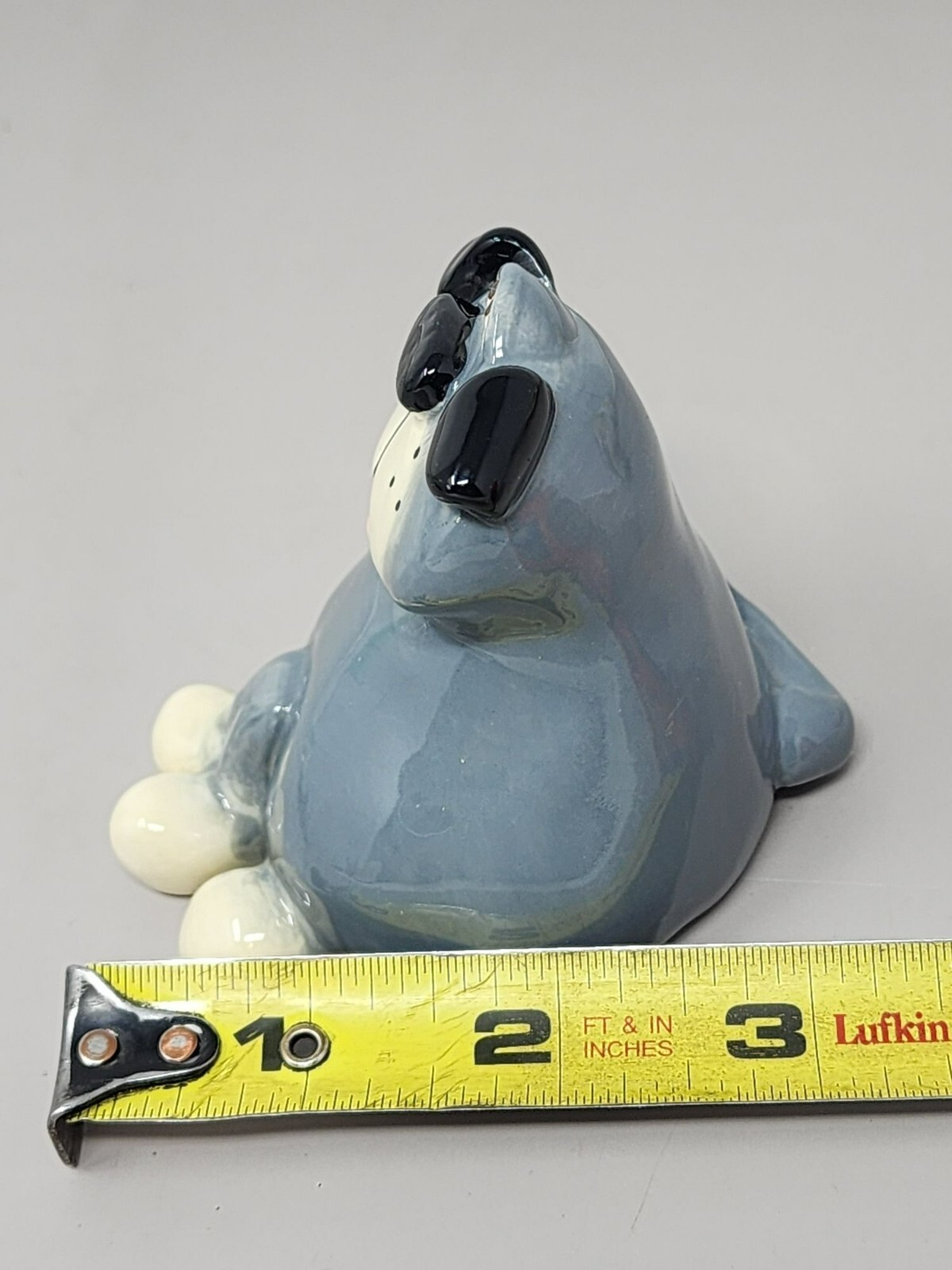 Vintage Douglas Russ Signed Berrie Porcelain Dog Kitchy Unique