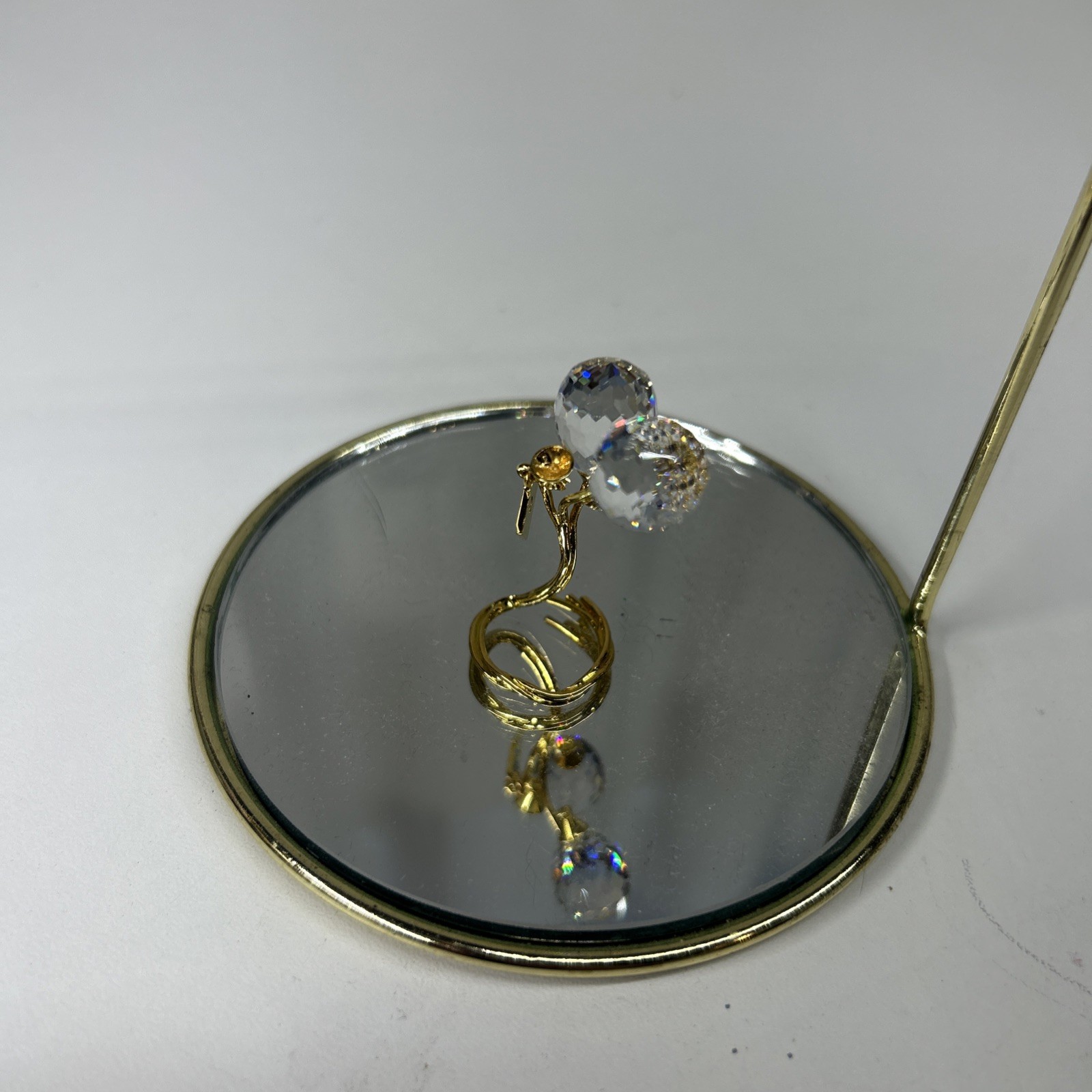 Swarovski Crystal Memories Gold Balloons Figurine 191604 READ