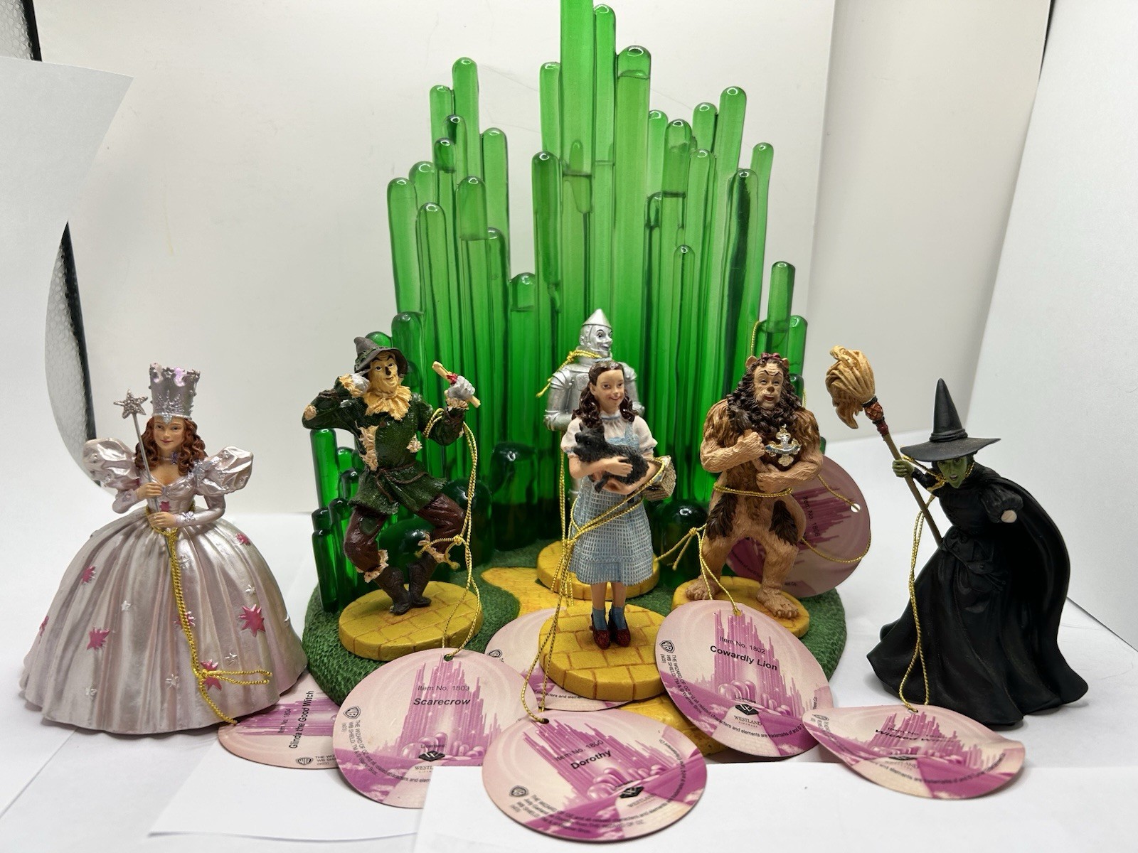 Westland Emerald City Wizard of Oz 1806 with 6 Figurine Figures Set Collectible
