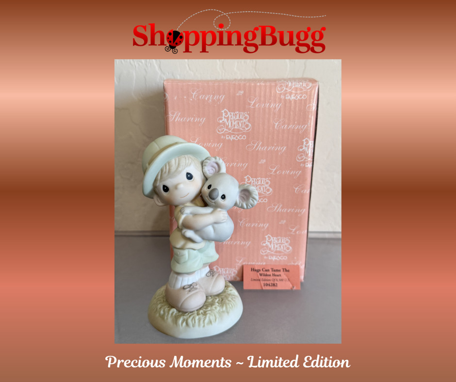 Precious Moments Limited Edition Hugs Can Tame The Wildest Heart 104282 (SB1626)