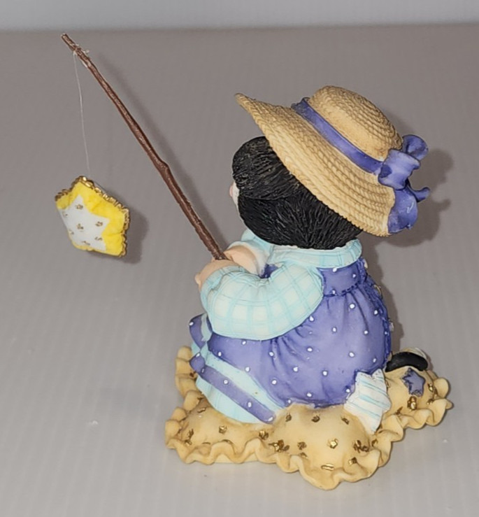 Mary’s Moo Moos Fishing for Good Wishes Limited Edition 543241 Enesco 1999 boxed