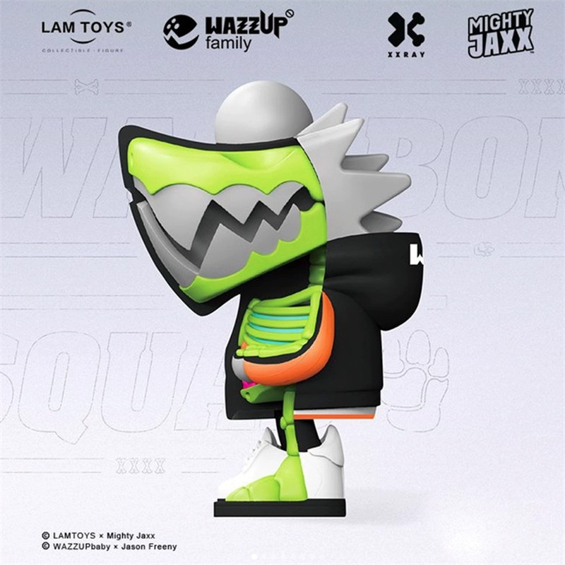 LAMTOYS&Mighty Jaxx WAZZBONE Squad PVC 32cm Collectibles Figure New In Stock