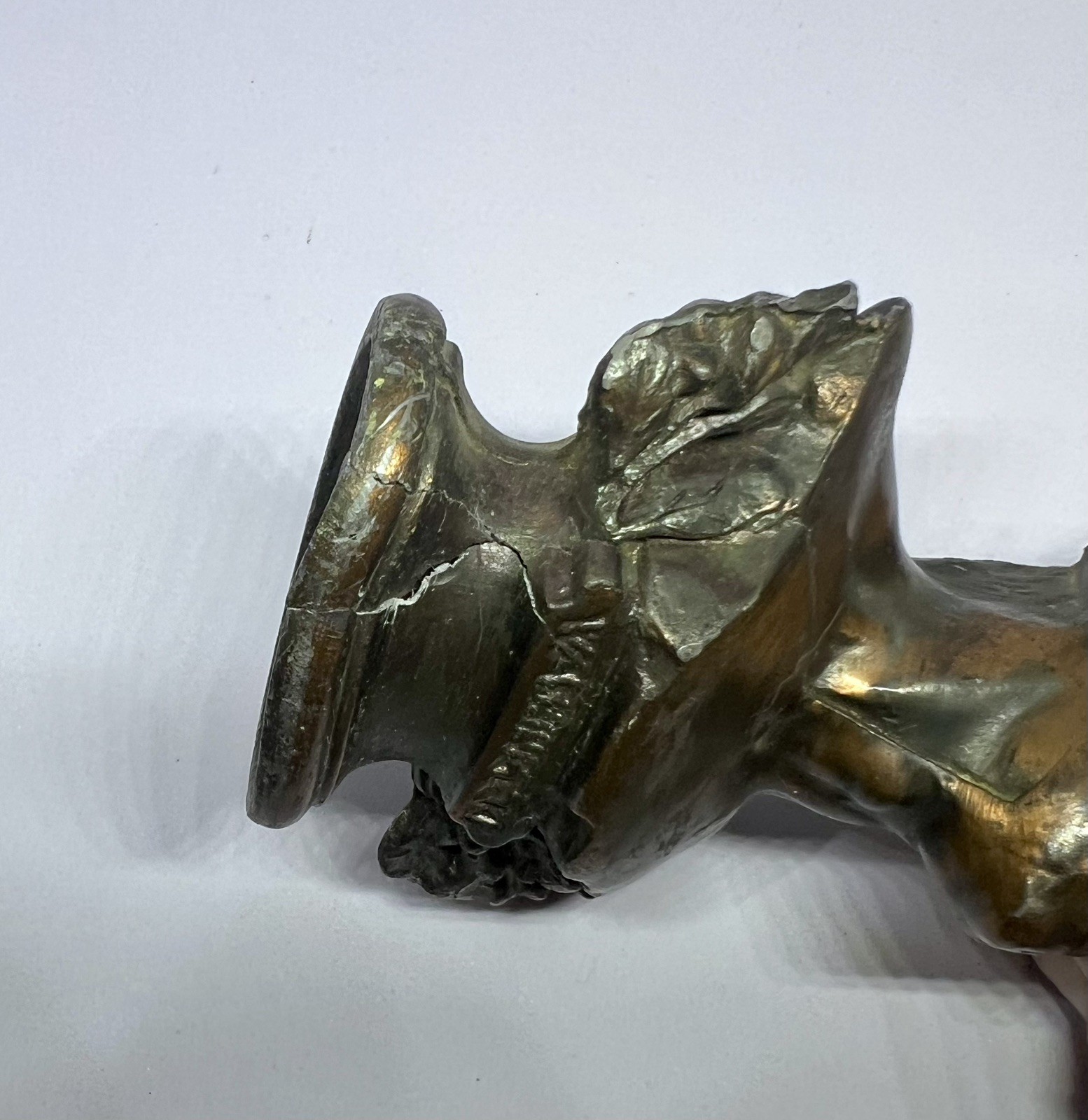 Bronze Metal George Washington Bust Figurine, Antique Finish, Unboxed Vintage