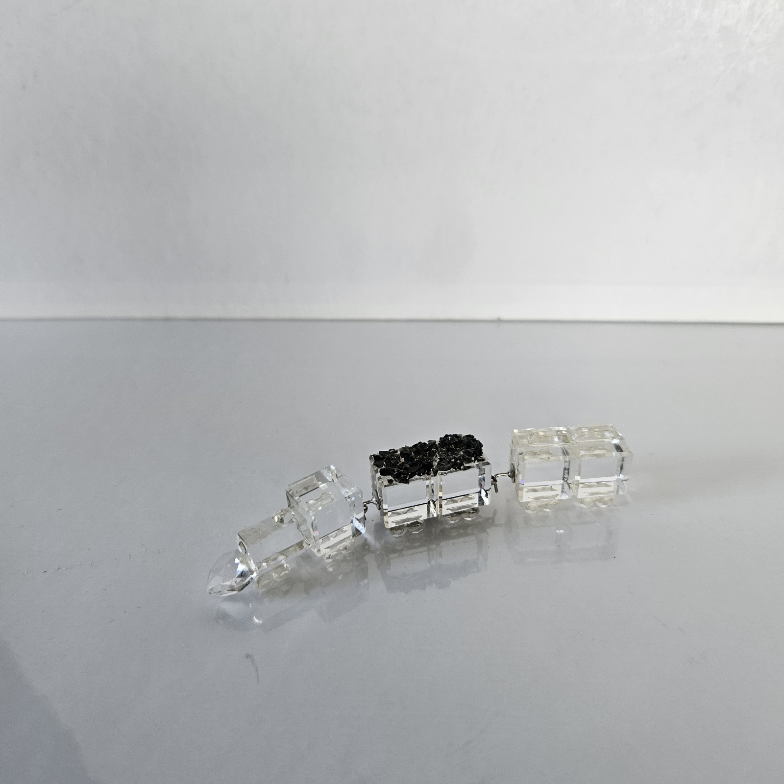 Rare Vintage Iris Arc Swarovski Crystal 3 Piece Train
