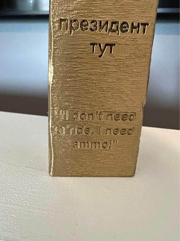 Ukraine President Volodymyr Zelenskyy “I Don’t Need A Ride, I Need Ammo” Bust