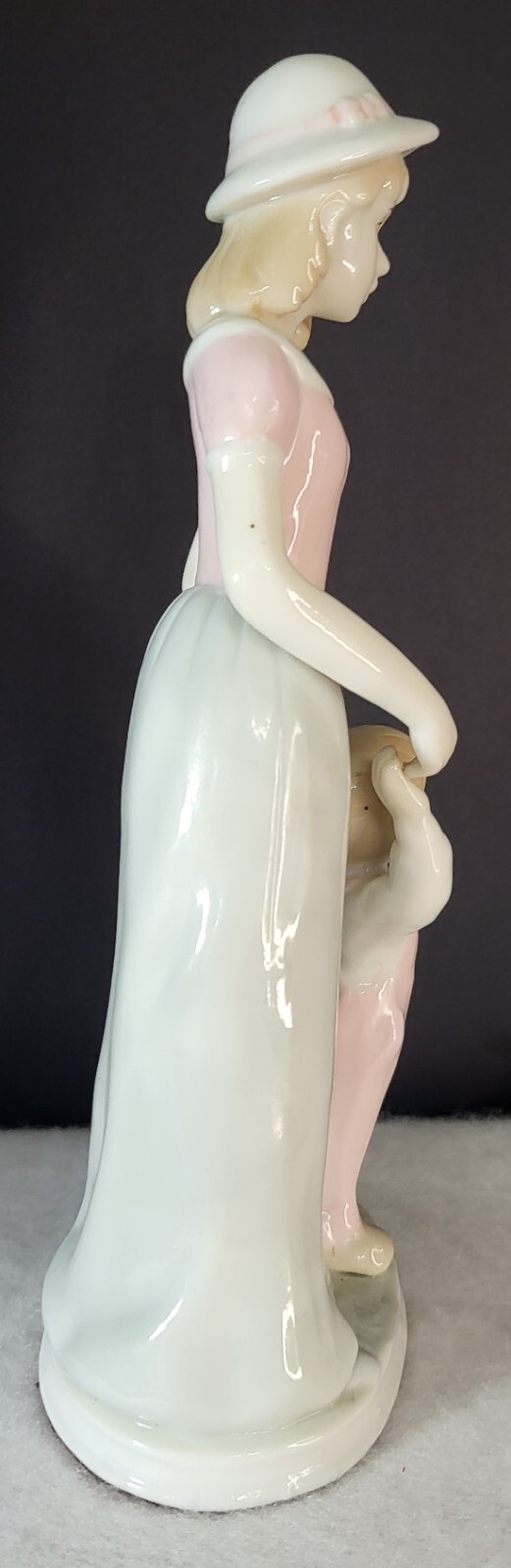 Vintage Mother And Father Figurines with Children Porcelain
