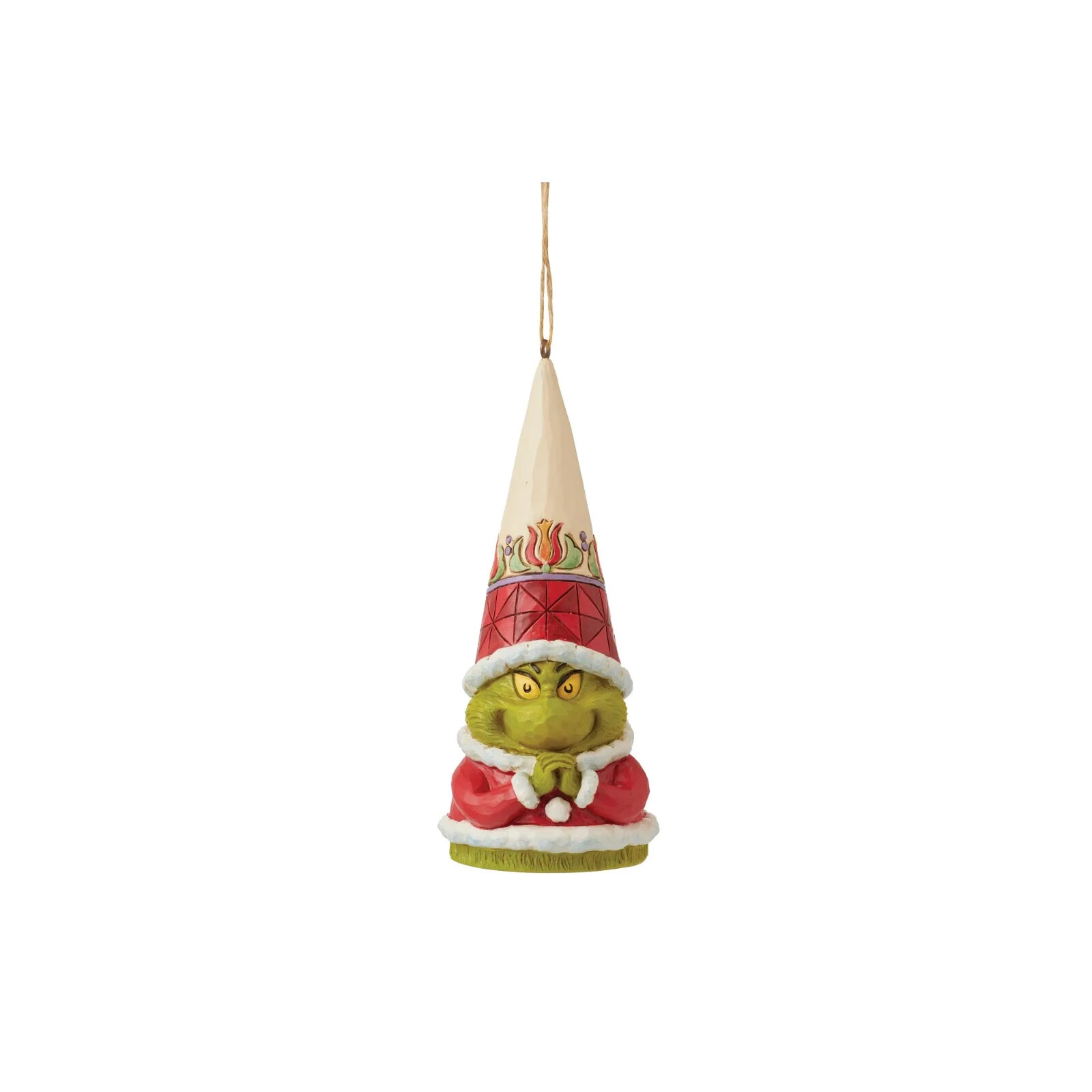 Jim Shore GRINCH GNOME WITH HANDS CLENCHED ORNAMENT 6012710 BRAND NEW 2023